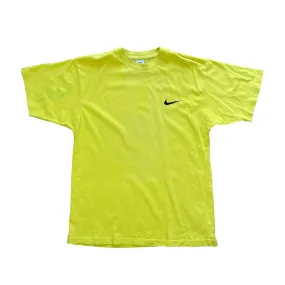 Vintage 90s Yellow Nike Tee - Medium