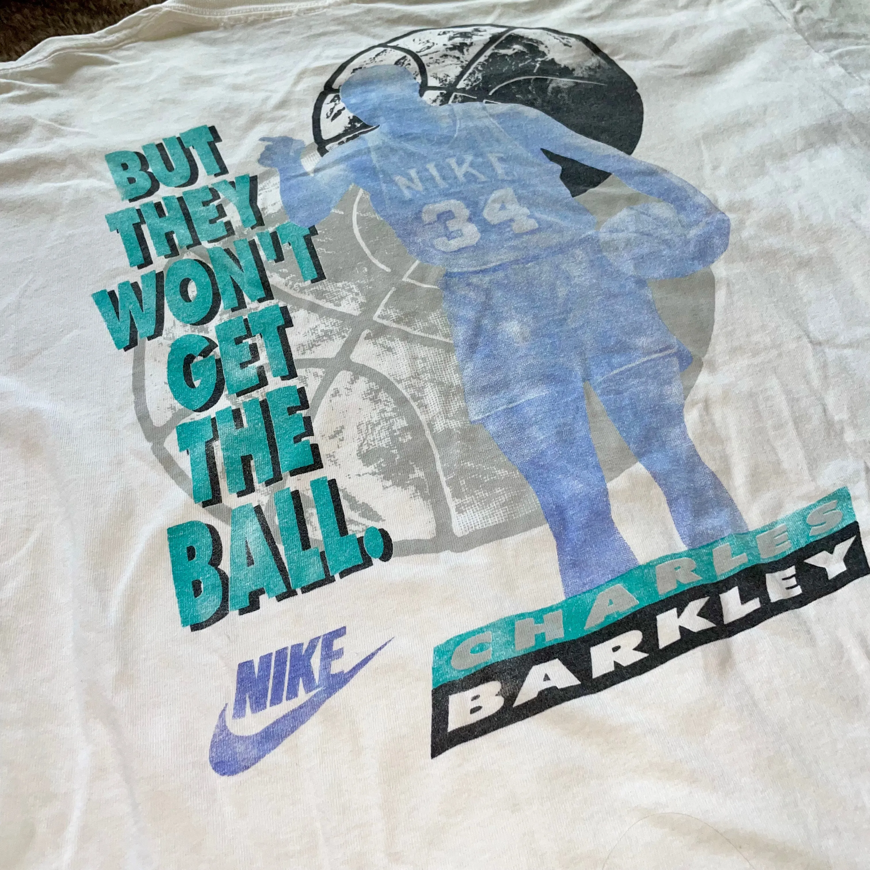 1990s Nike x Charles Barkley “The Meek Shall Inherit the Earth” Tee