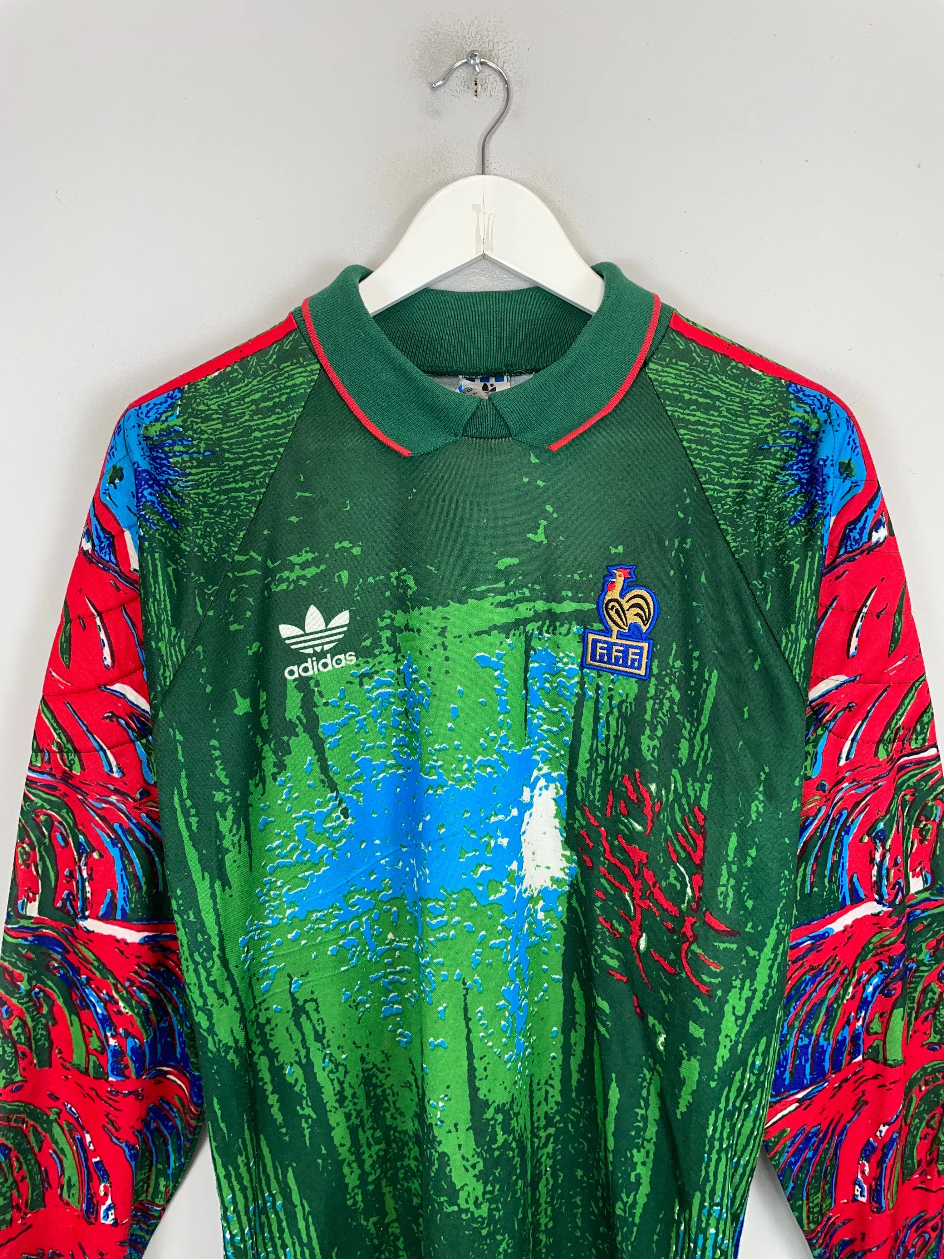 1992/93 FRANCE GK SHIRT (M) ADIDAS