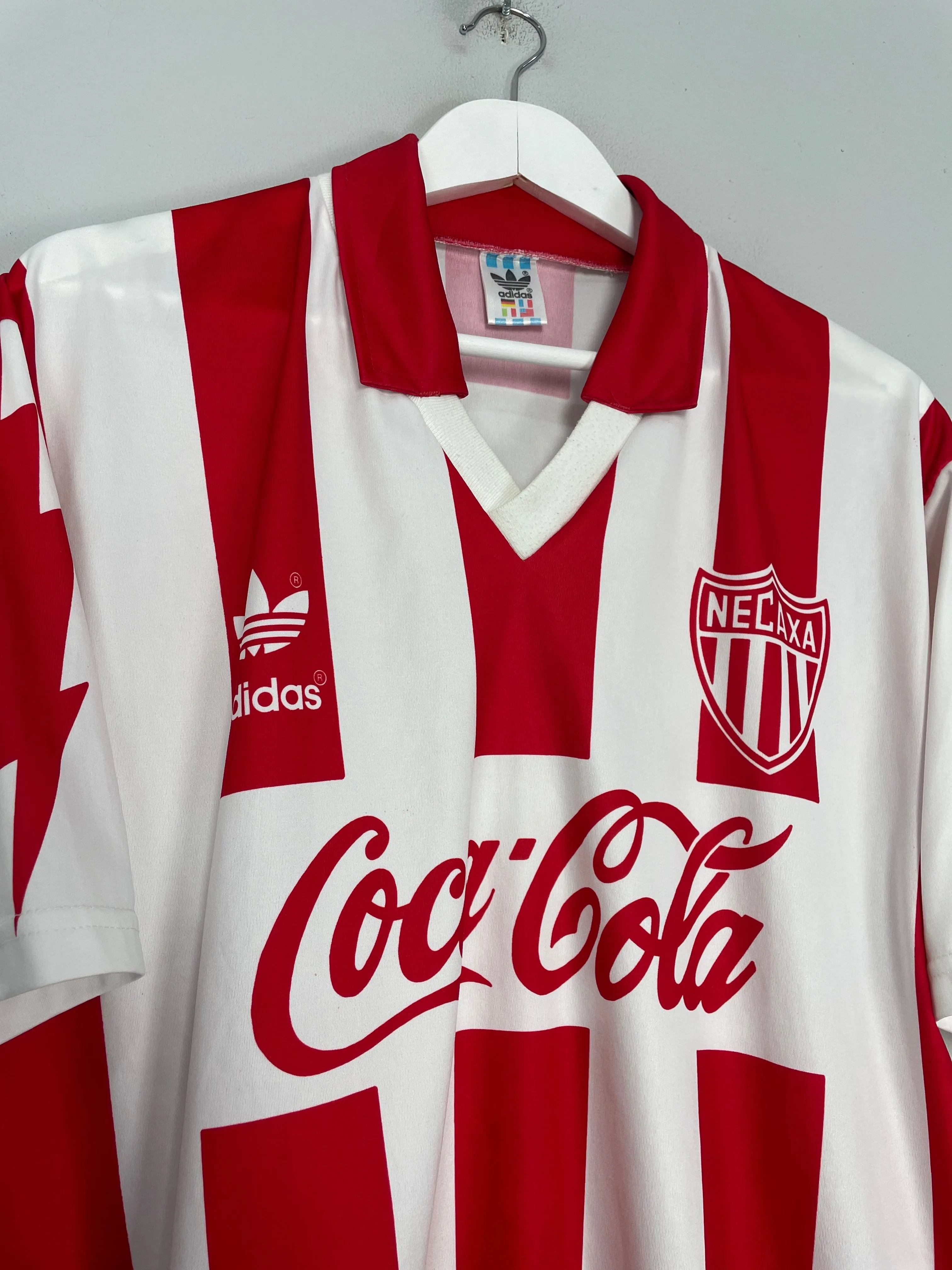 1994/95 NECAXA HOME SHIRT (L) ADIDAS