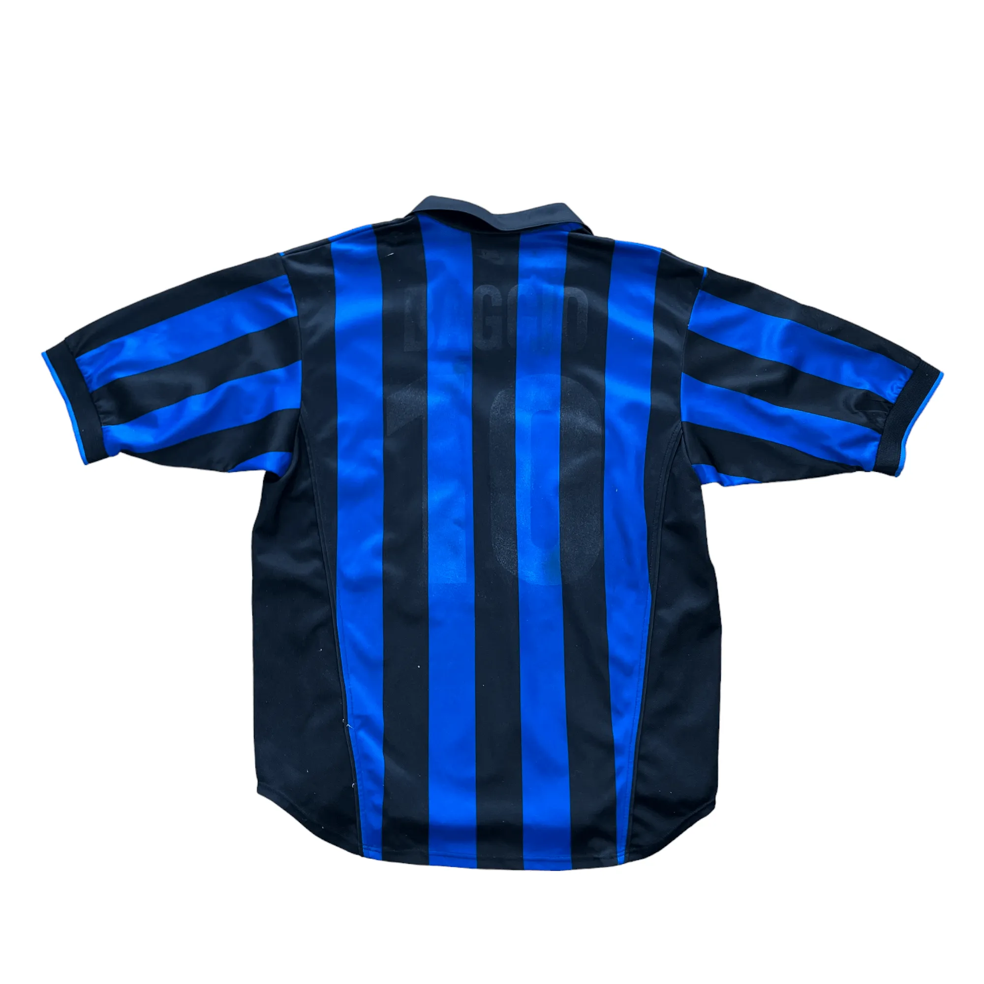 1998-99 Black   Blue Nike Inter Milan Home Shirt - Medium