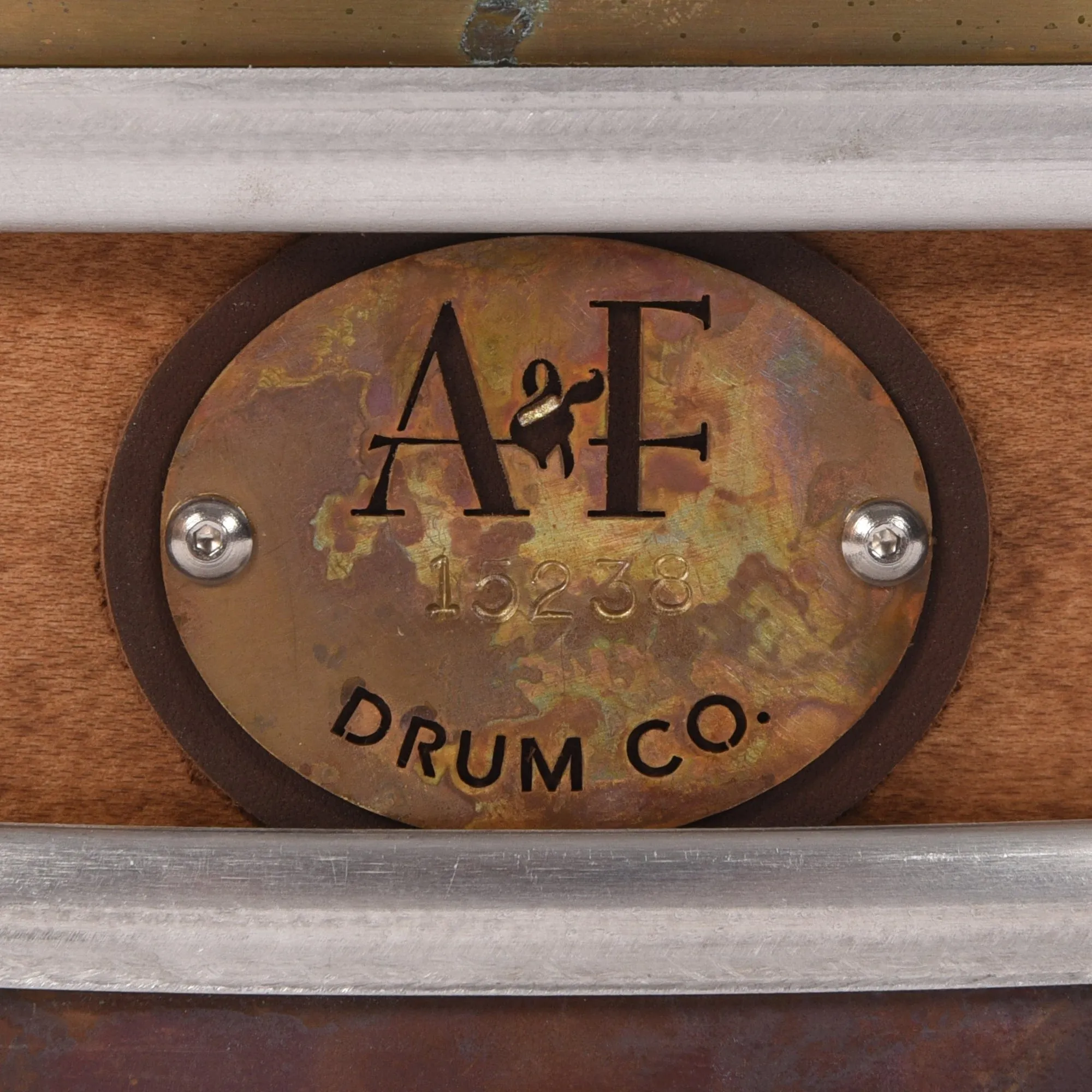 A&F Drum Co. 3x13 Rude Boy Teak/Maple Snare Drum w/Internal Snares Limited Edition