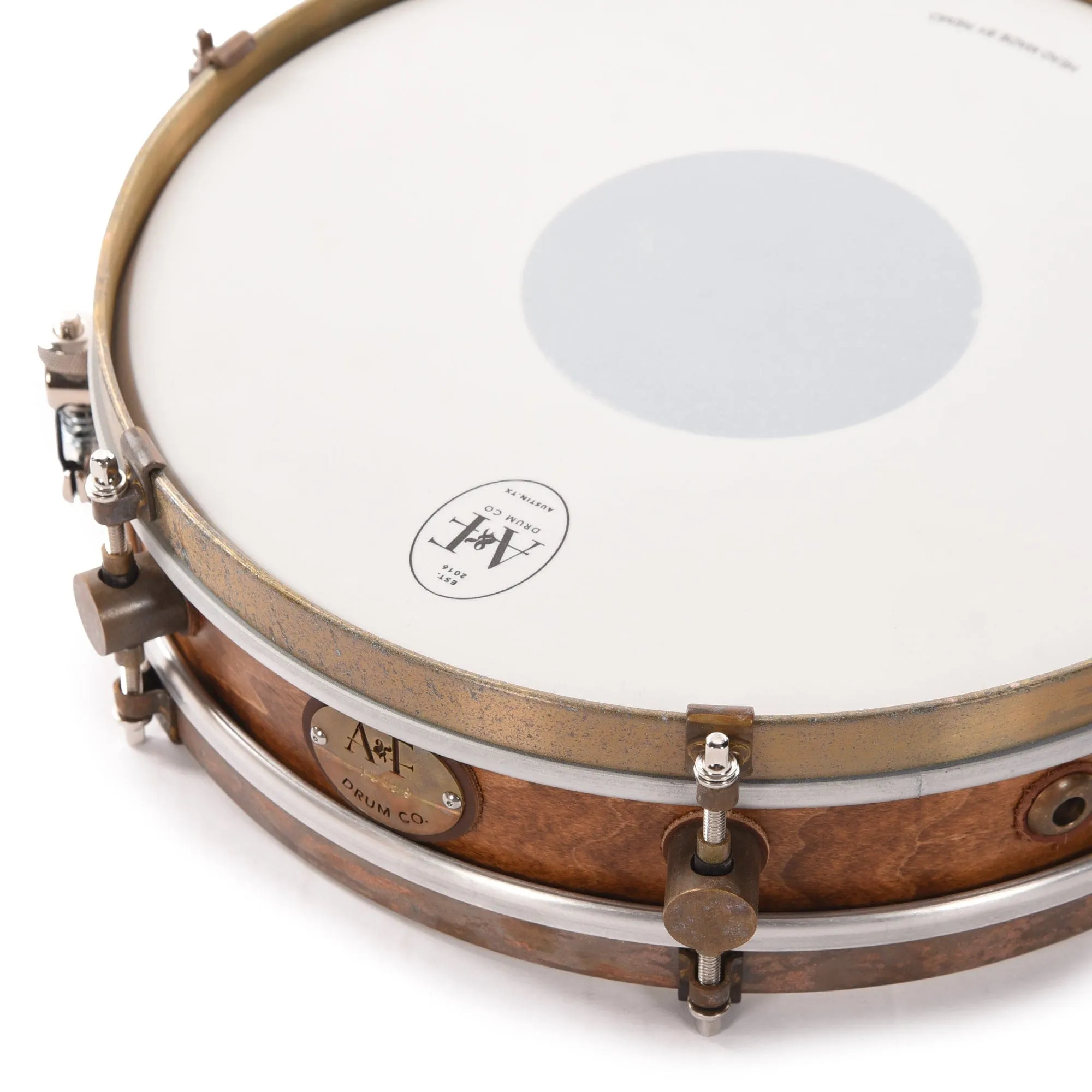 A&F Drum Co. 3x13 Rude Boy Whisky Maple Snare Drum