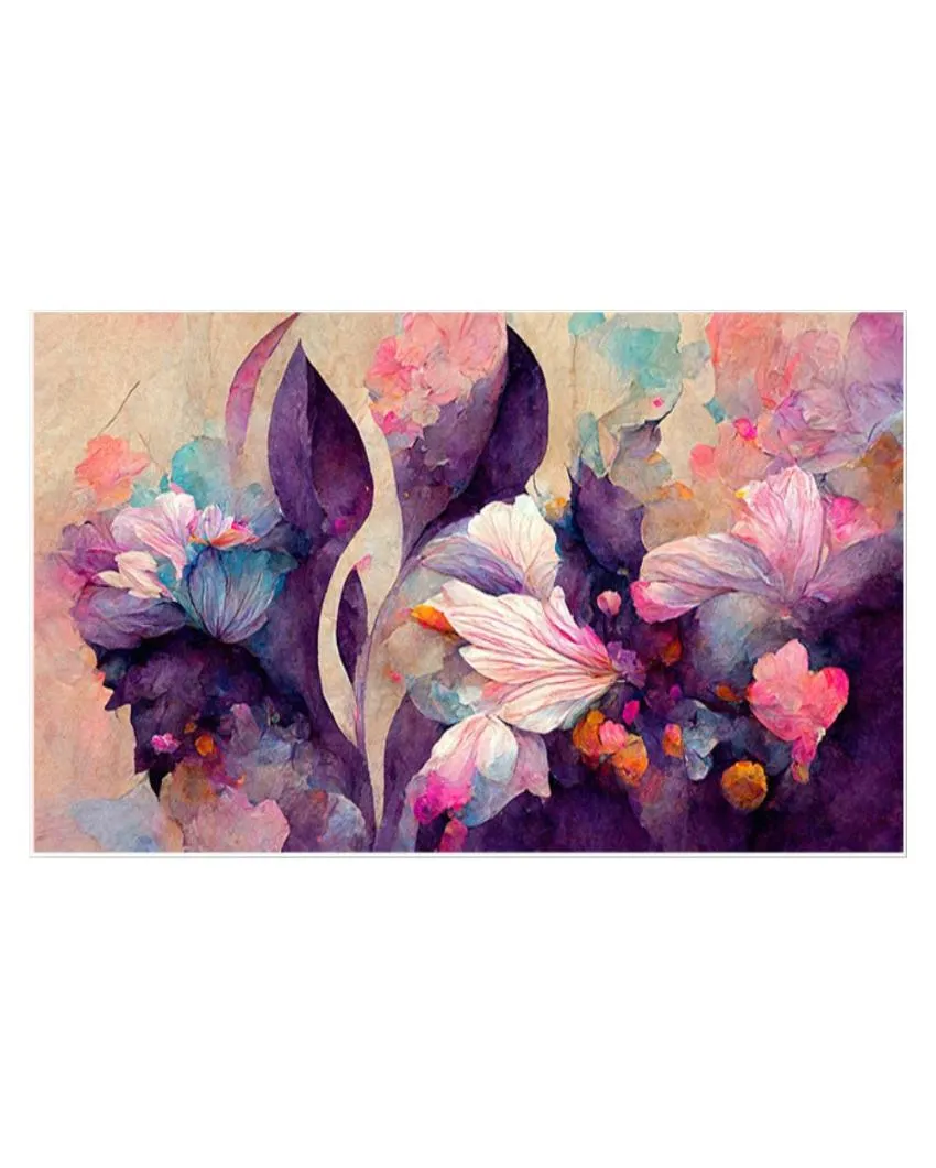 Abstract Floral Art Canvas Wall Painting