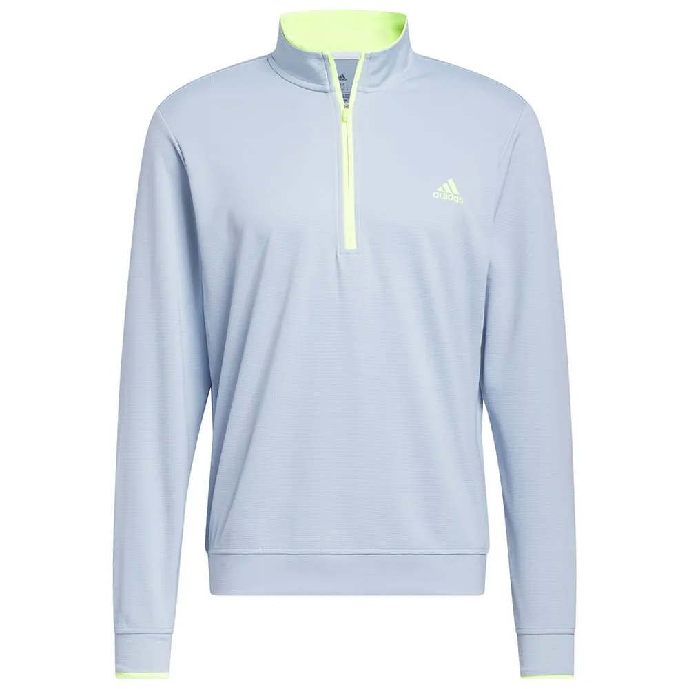 adidas Lightweight 1/4 Zip Pullover - Wonder Blue