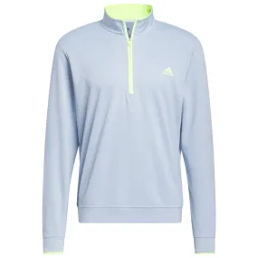 adidas Lightweight 1/4 Zip Pullover - Wonder Blue