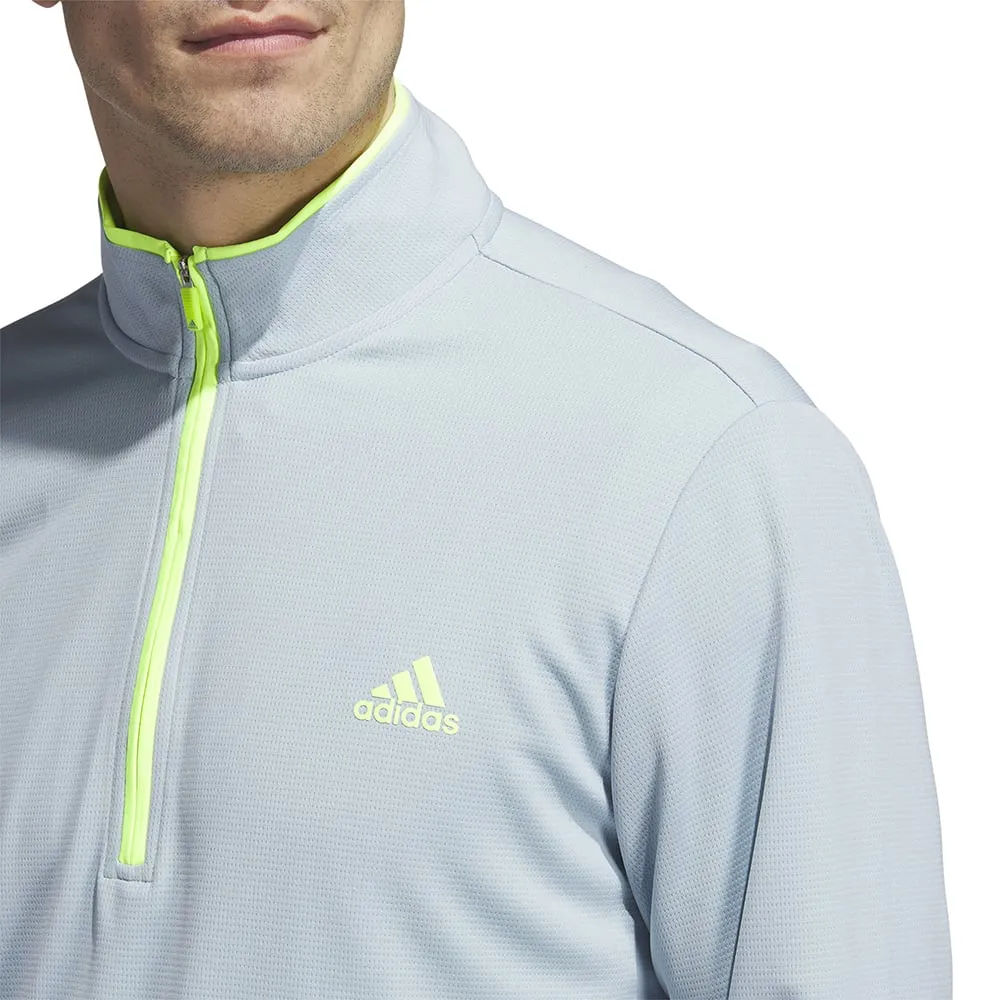 adidas Lightweight 1/4 Zip Pullover - Wonder Blue