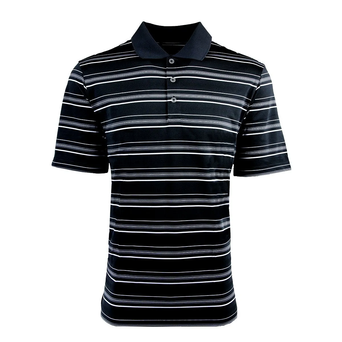 adidas Men's Puremotion Textured Stripe Polo