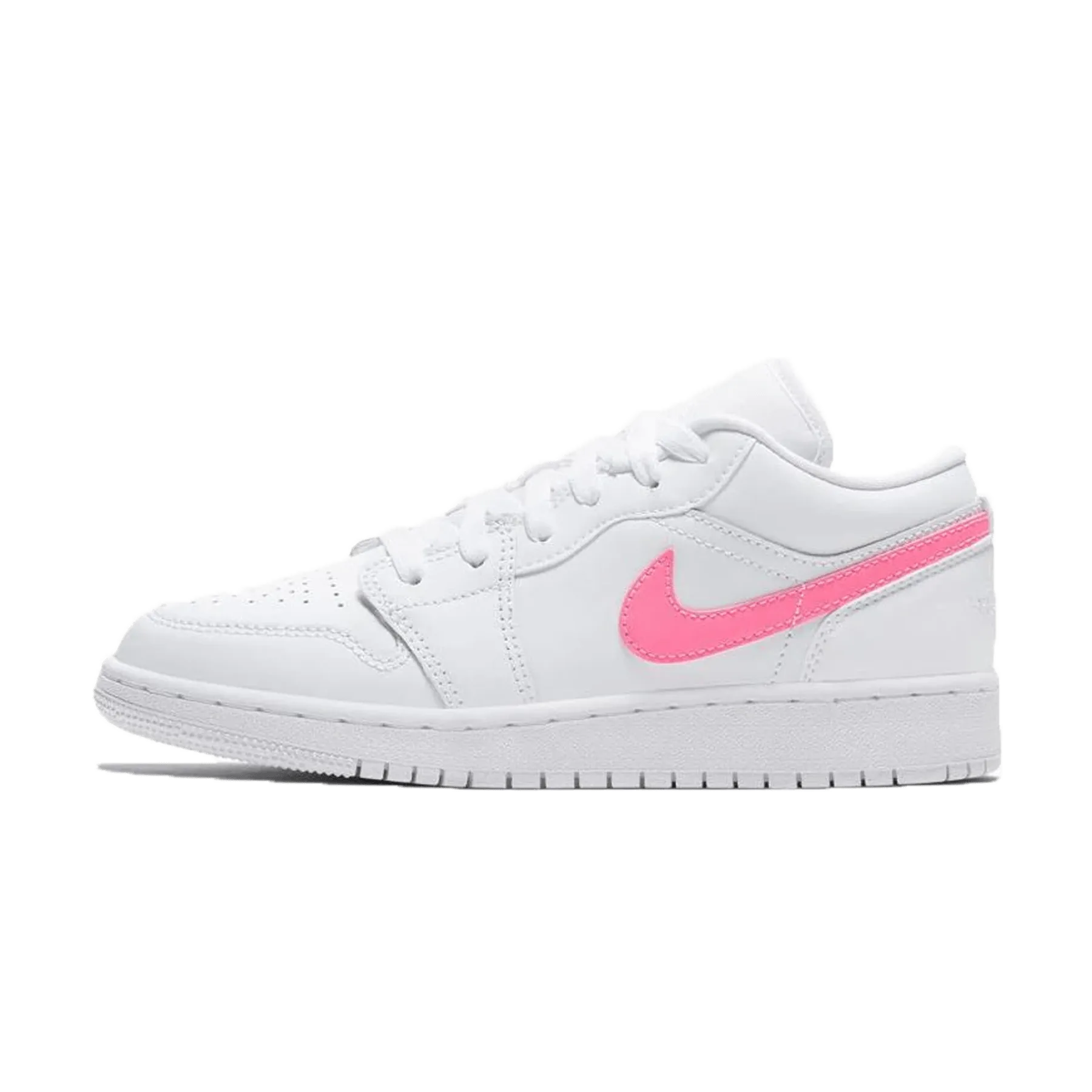 Air Jordan 1 Low GS 'White Neon'