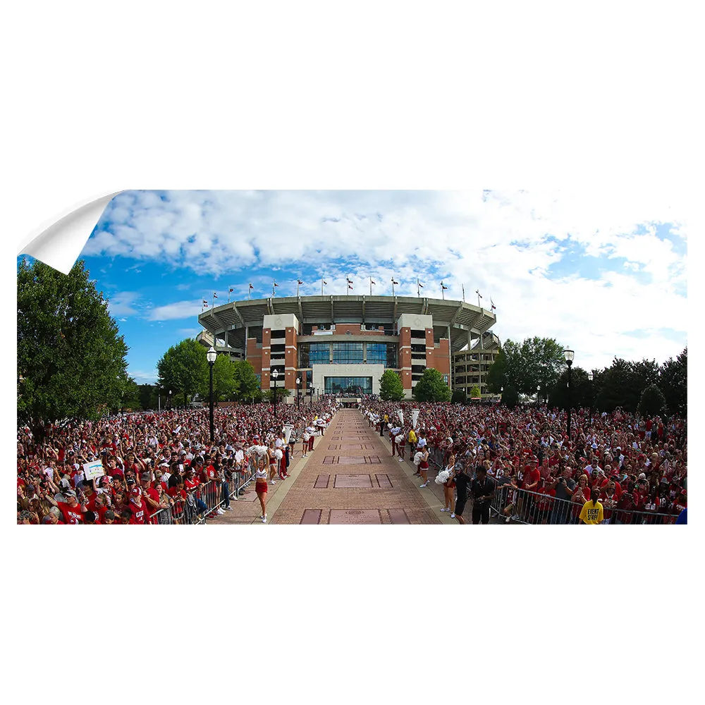 Alabama Crimson Tide - Walk of Champions Panoramic