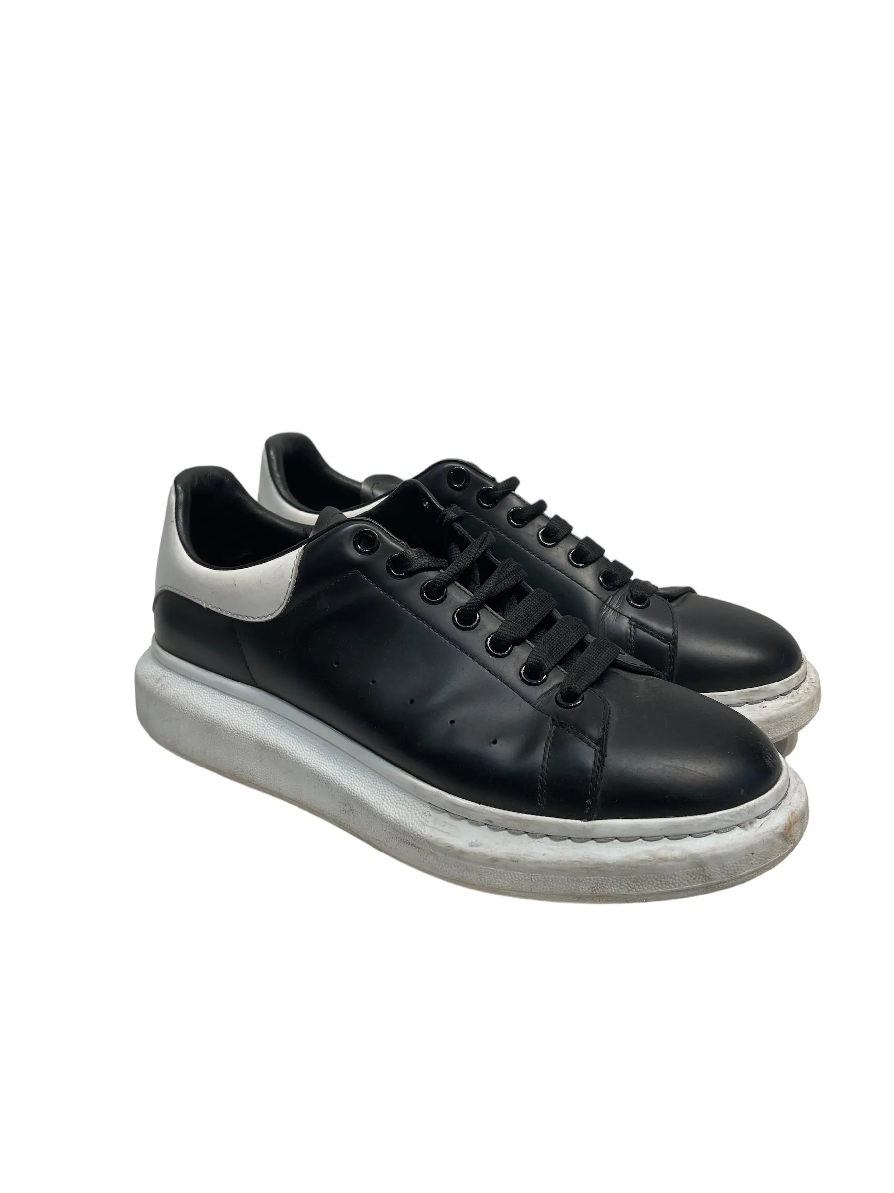 Alexander McQueen/Low-Sneakers/EU 45/Leather/BLK/OVERSIZED SNEAKERS