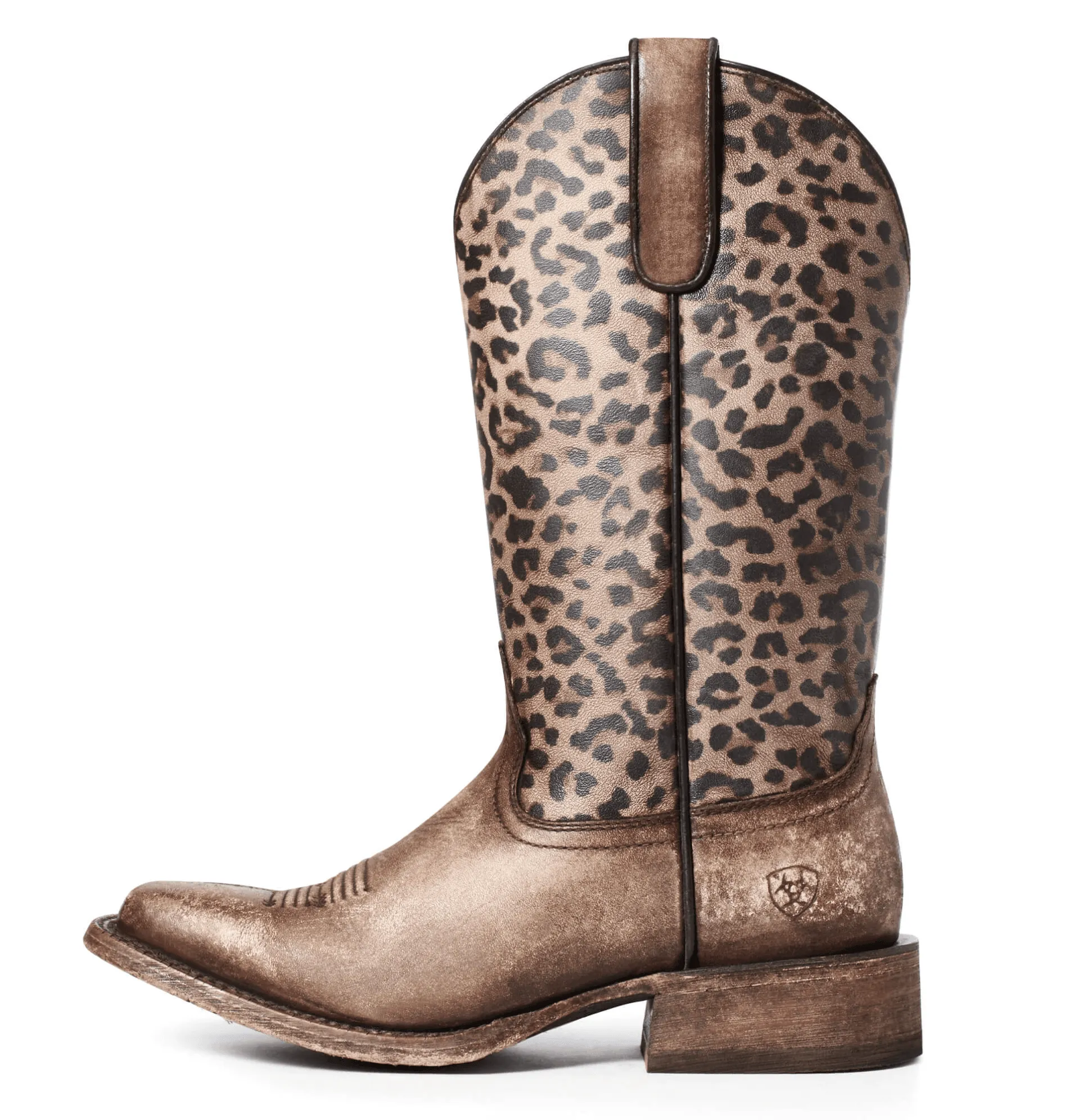 Ariat Women's Circuit Savanna Cheetah Square Toe Cowgirl Boots 10035942