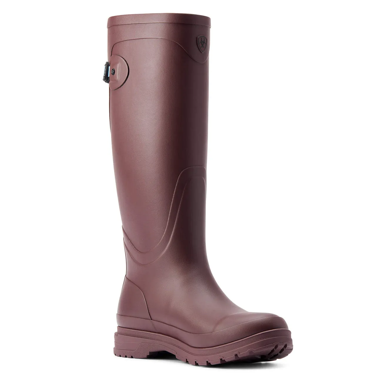 Ariat Womens Kelmarsh Rubber Wellington Boot Maroon