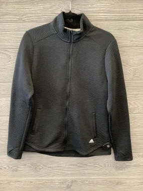 Athletic Sweatshirt Collar By Adidas In Black, Size: L