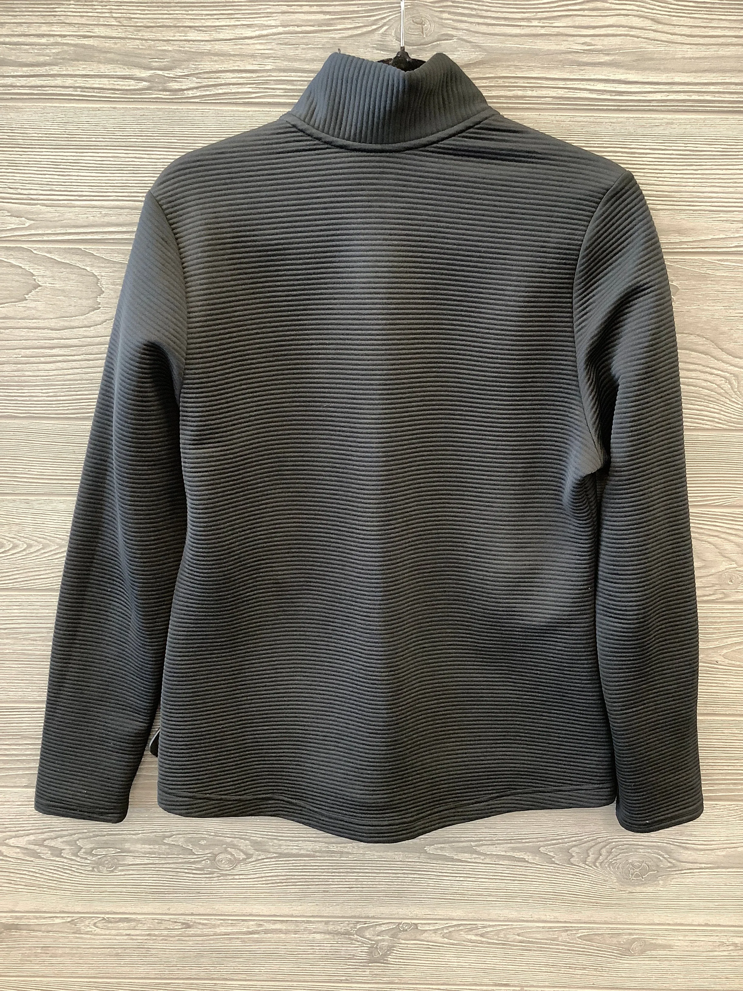 Athletic Sweatshirt Collar By Adidas In Black, Size: L