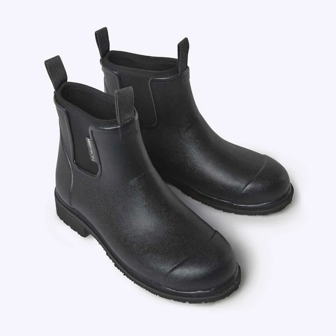 Bobbi Wellington Boot // Black & Black