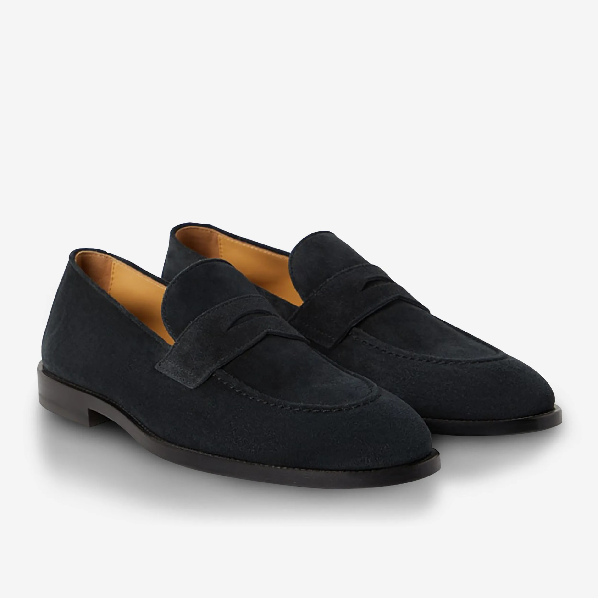 Brunello Cucinelli Suede Penny Loafers