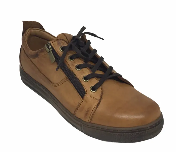 Cabello EG1520 Leather shoe ~ Tan ~ Black