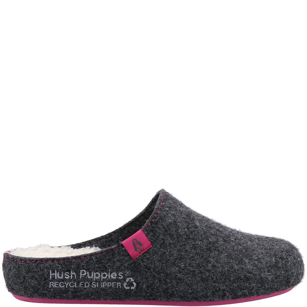 Charcoal Recycled Good Slippers