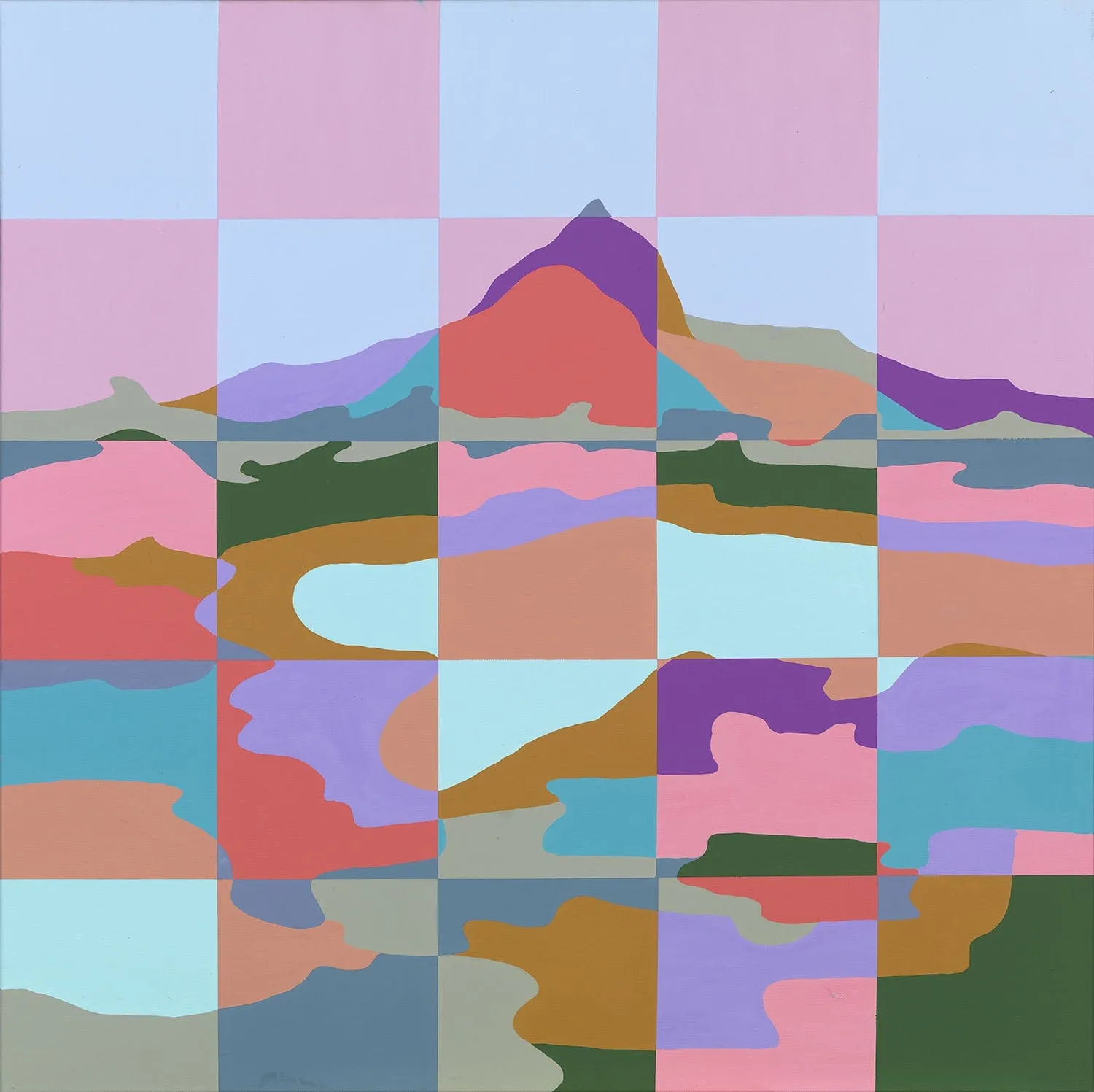 Checkerboard Mountain - Limited Edition Print