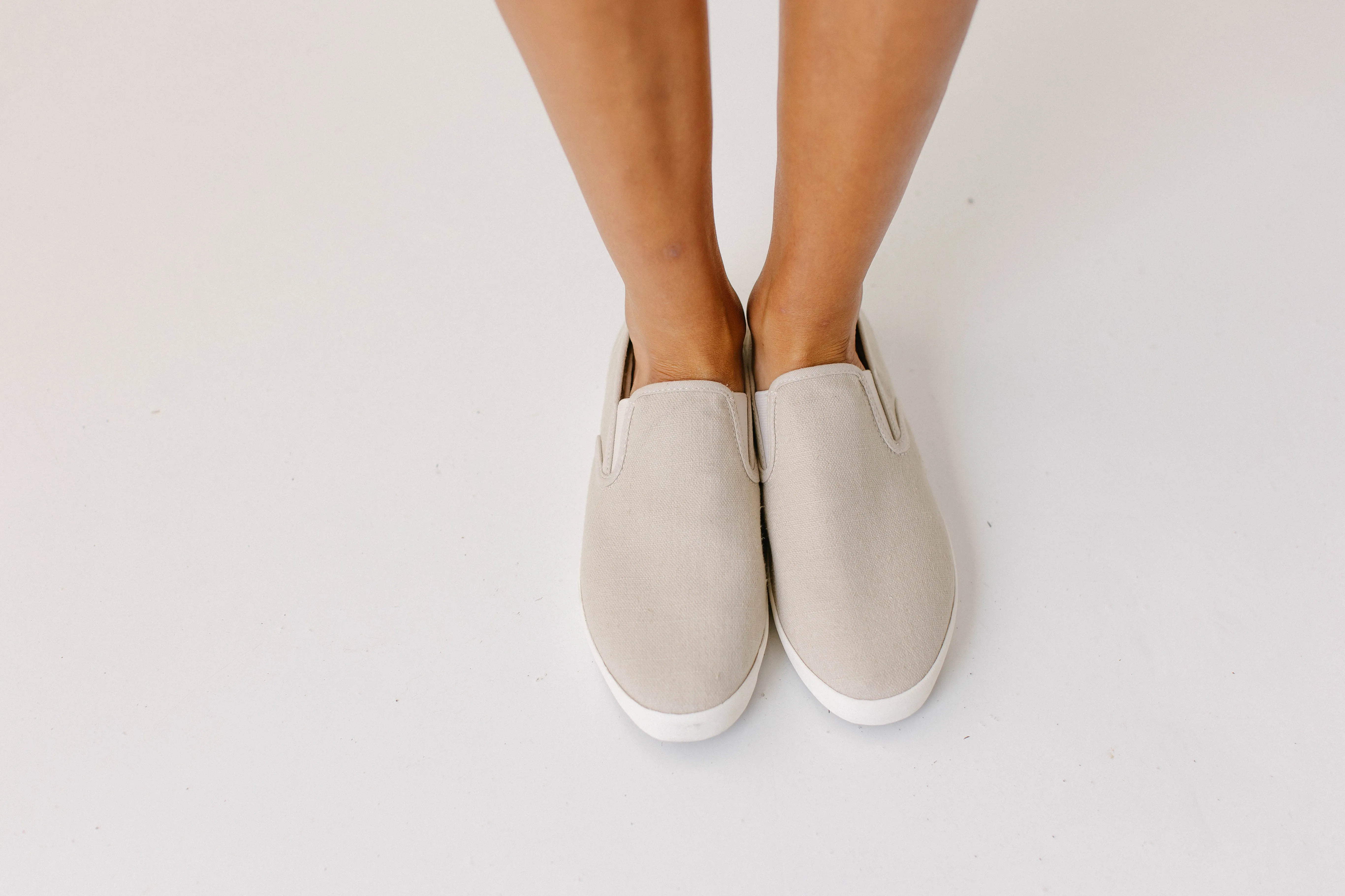 'Chennai' Slip On Shoes in Natural FINAL SALE