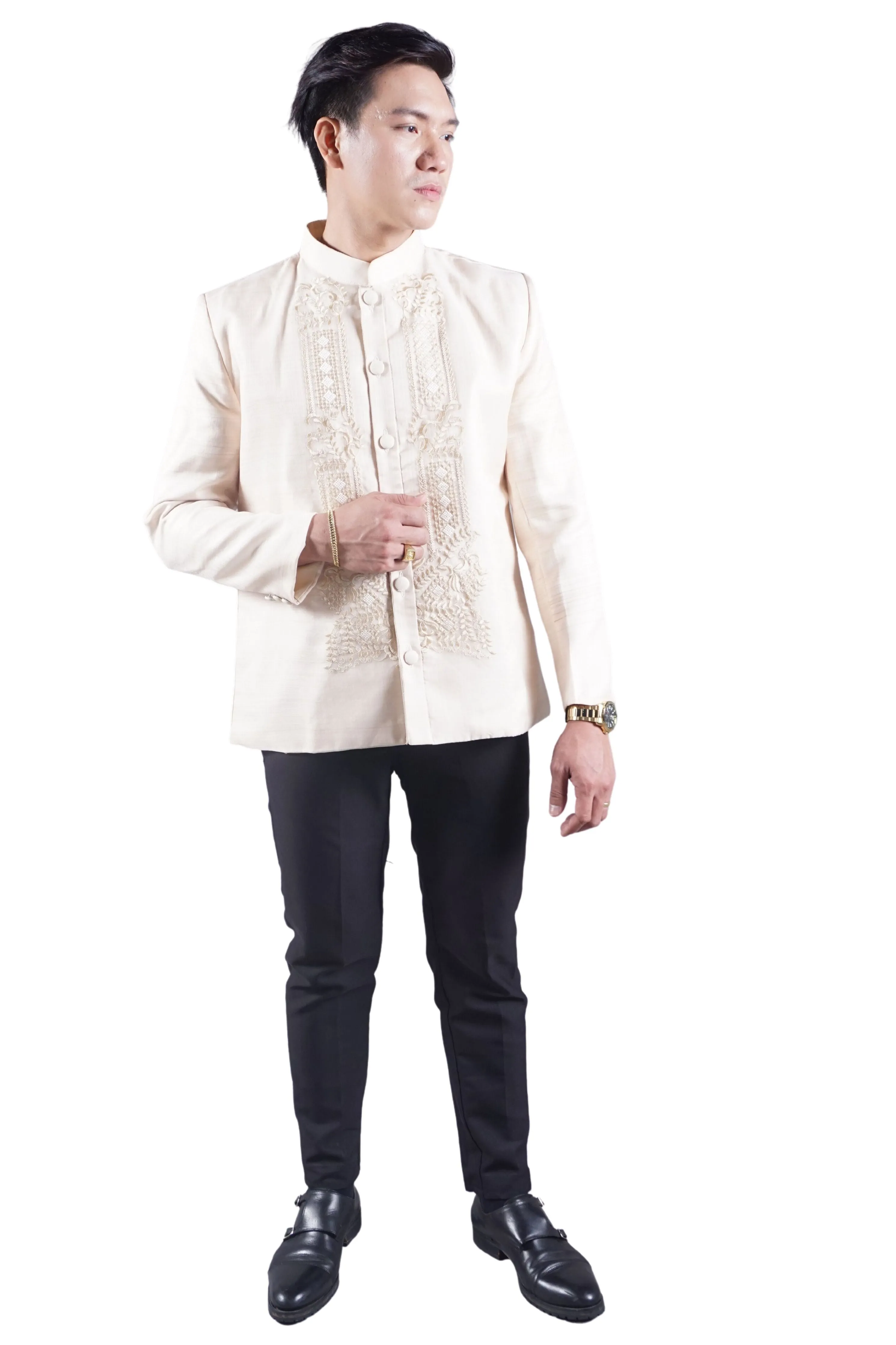 Cocoon Premium Coat Barong Tagalog - Yxel JN45