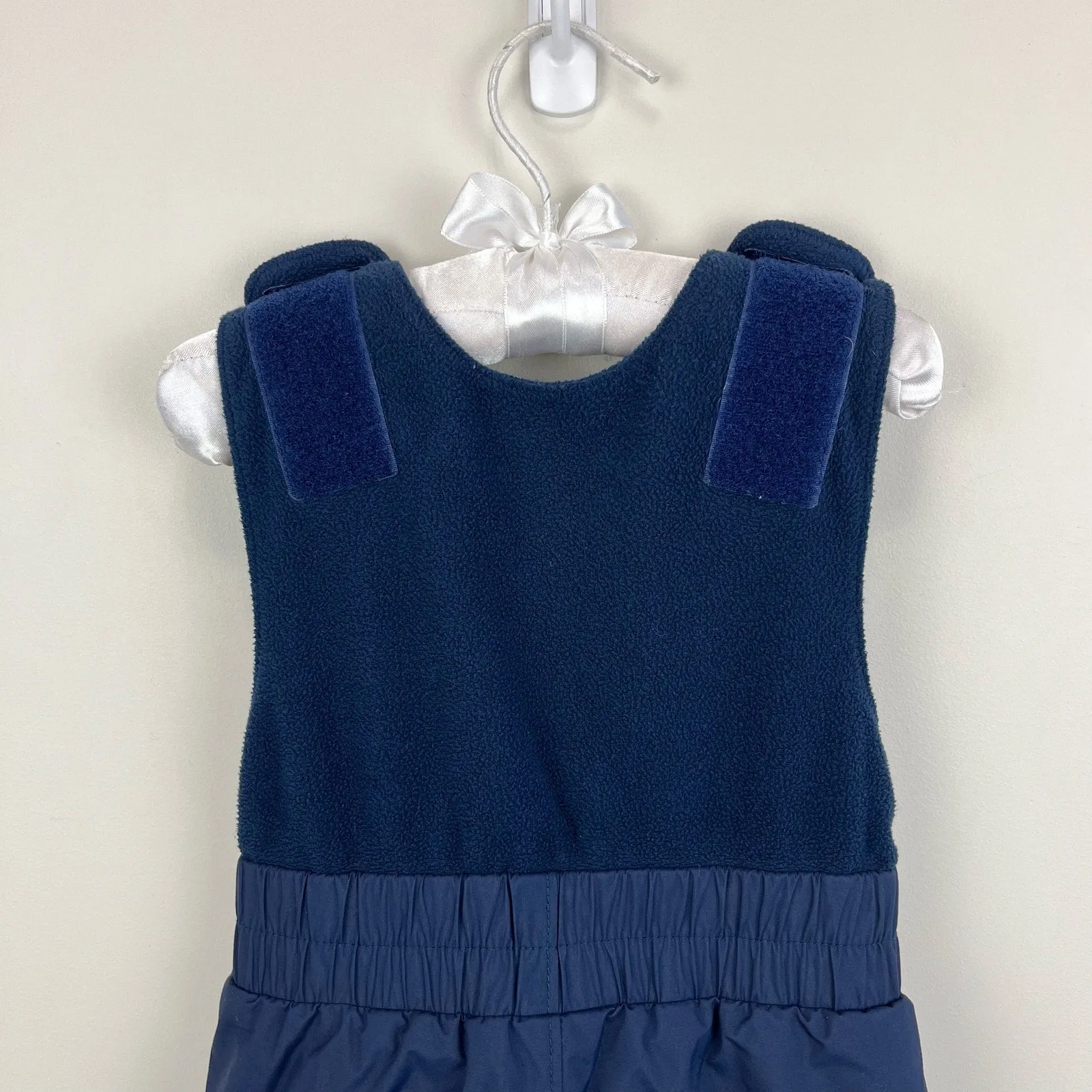 Columbia Navy Blue Snow Bib Overalls 12-18 Months