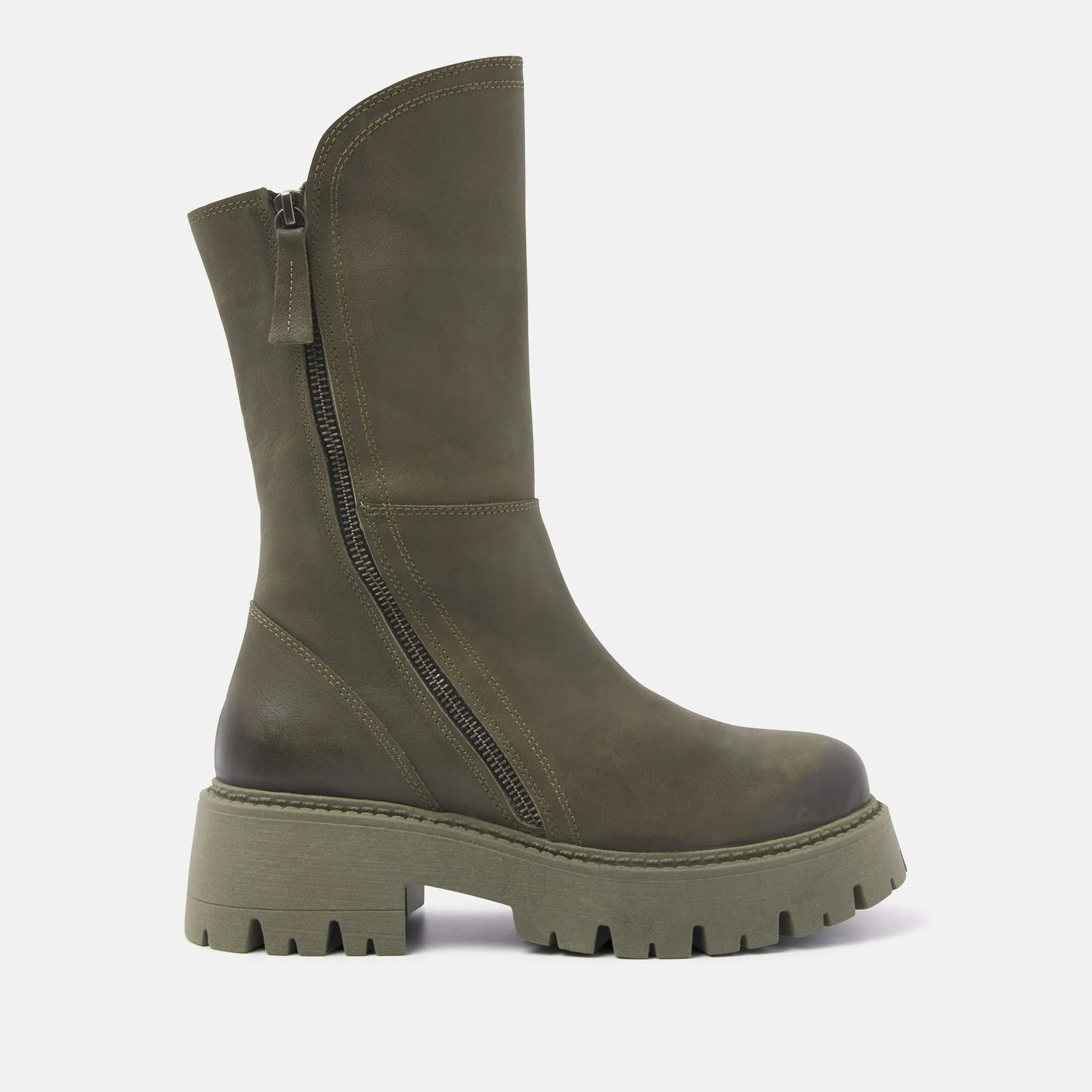 Dames Biker Boots 67.056 Green