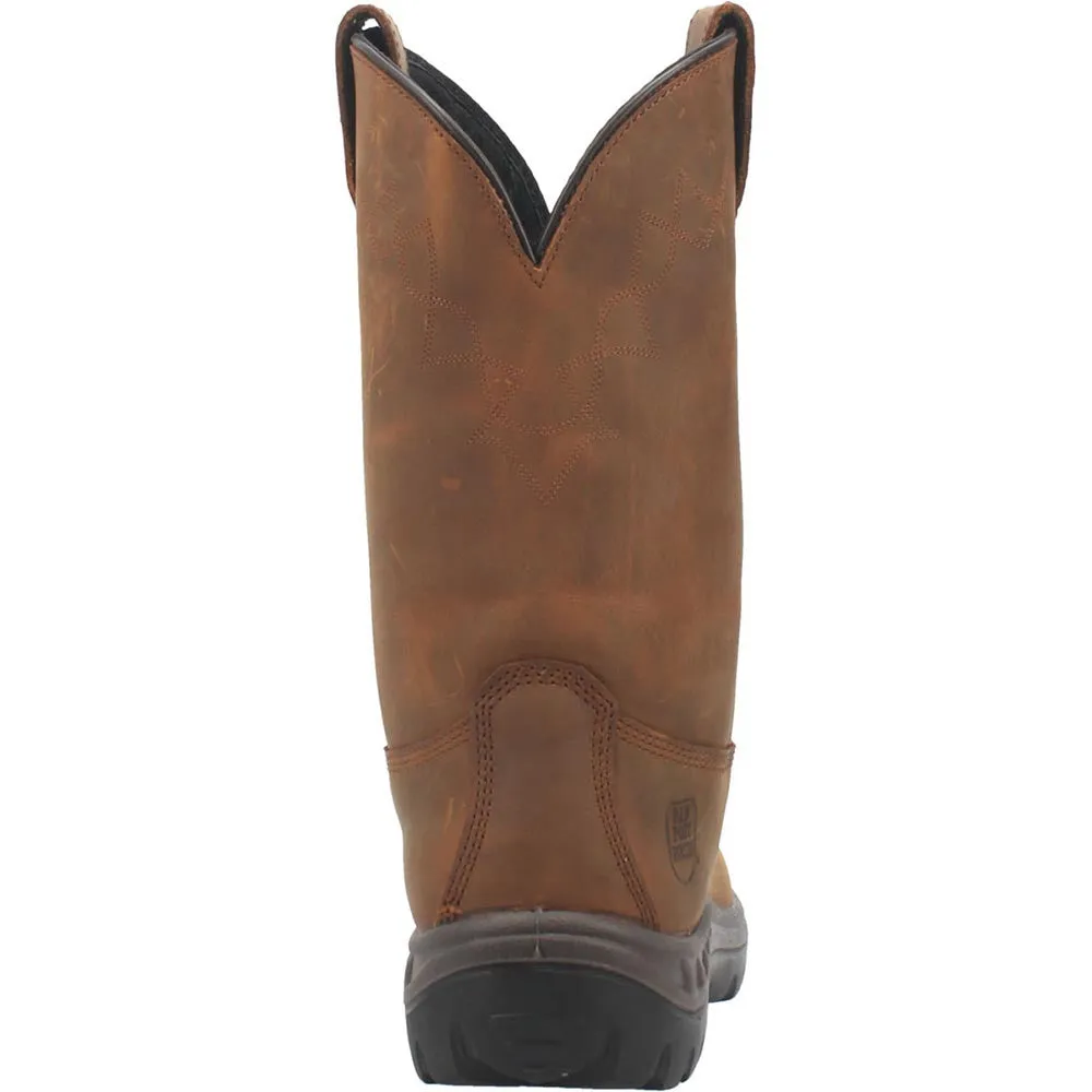 Dan Post Cummins Waterproof Tan Round Toe Leather Boot