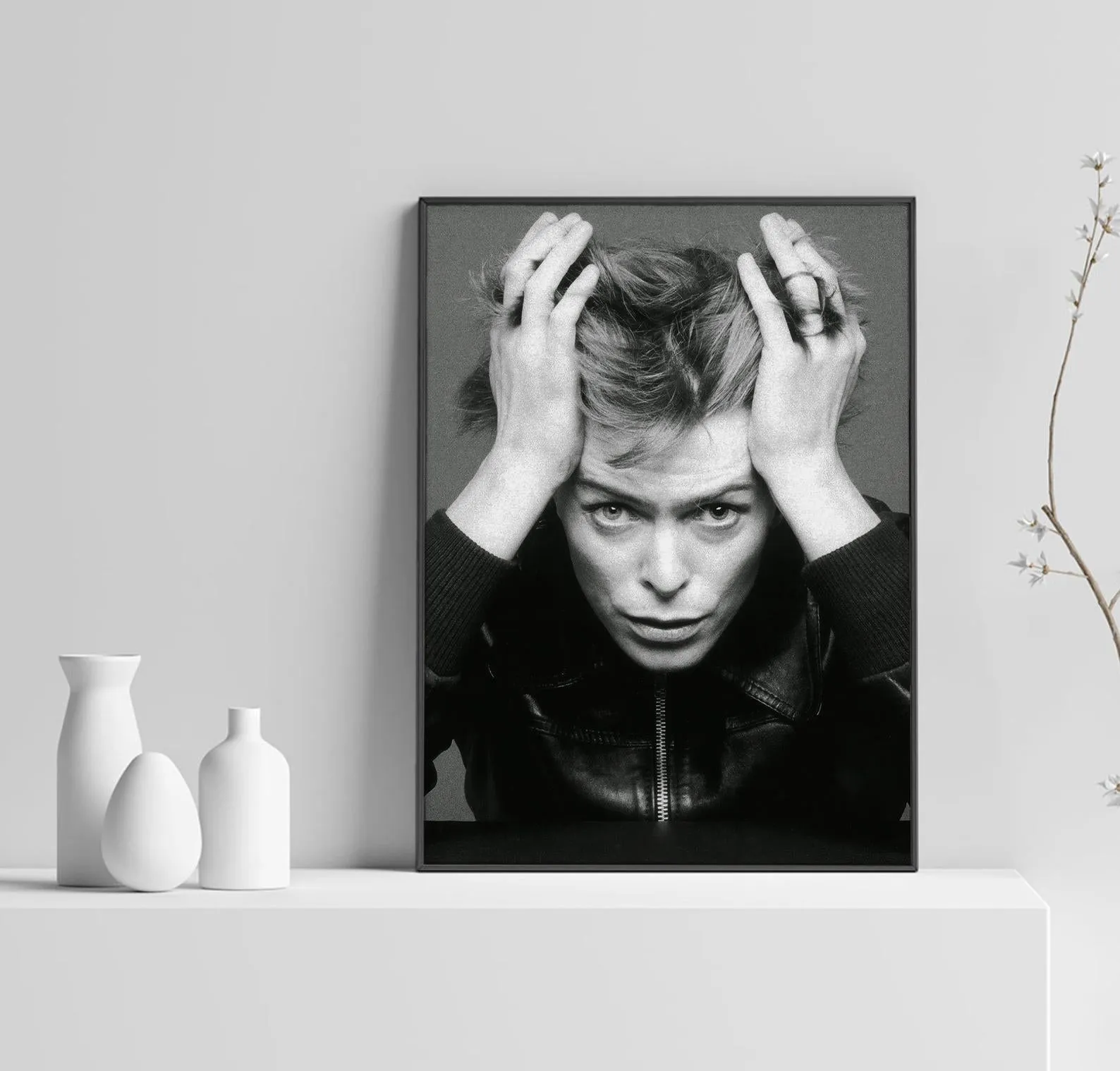 David Bowie Poster, Ziggy Stardust Art, Bowie Print, Home Decor, Custom Poster, Wall Art, Canvas Poster, Rolled Canvas, Home Decoration