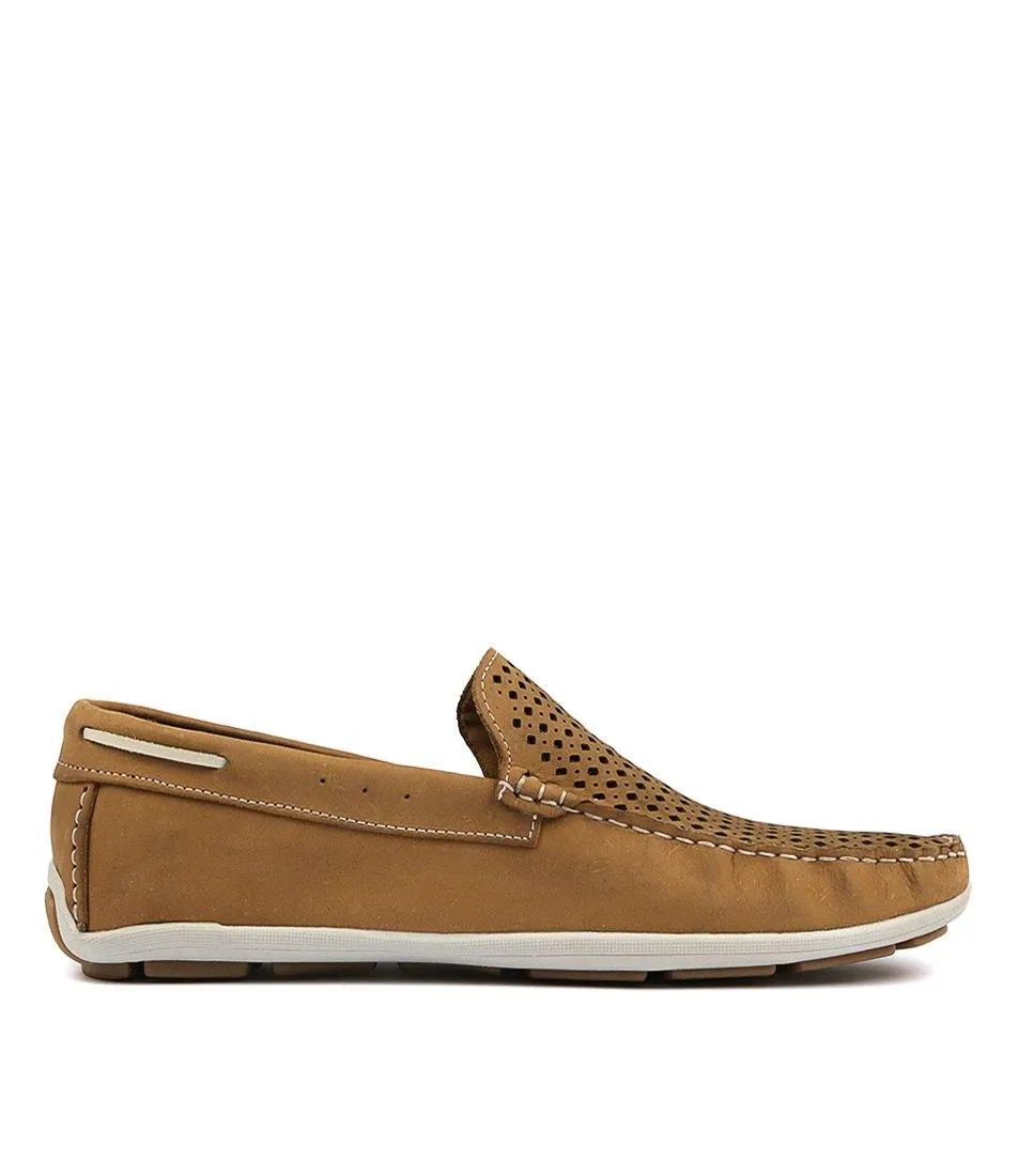 Ferracini Harley Casual Loafers-Tan