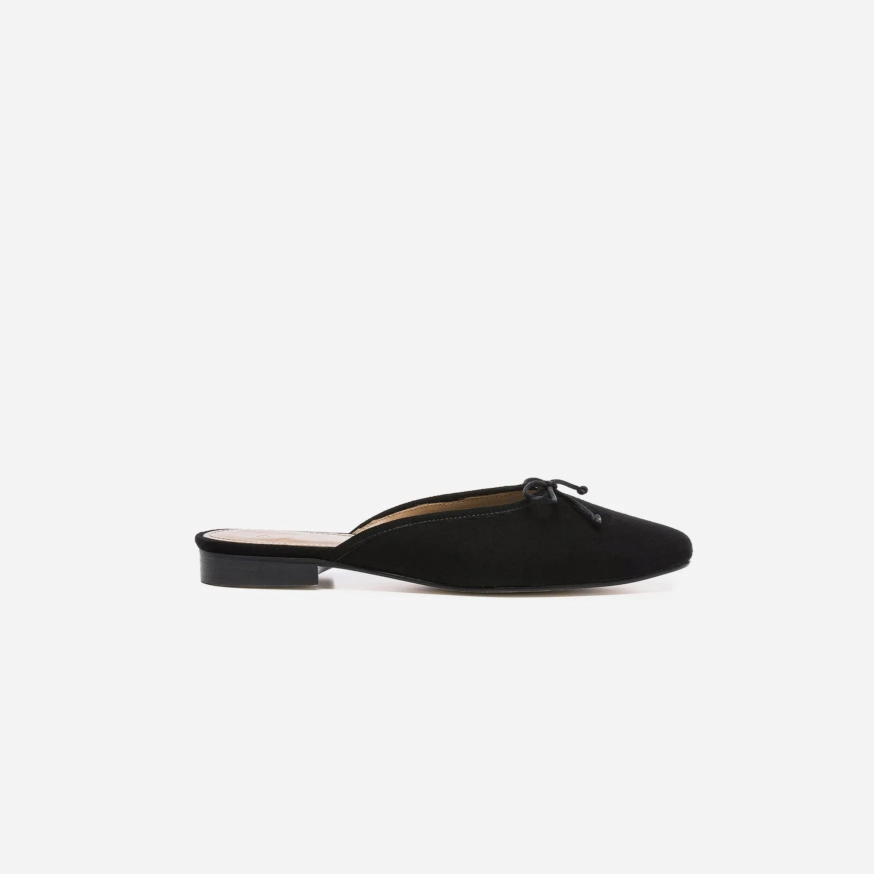 Flattered | Malva Black Suede