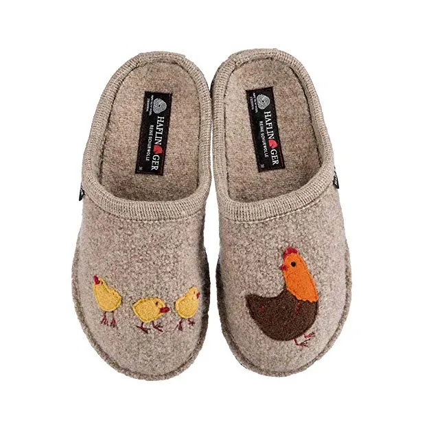 HAFLINGER Gallina Women's Wool Slippers