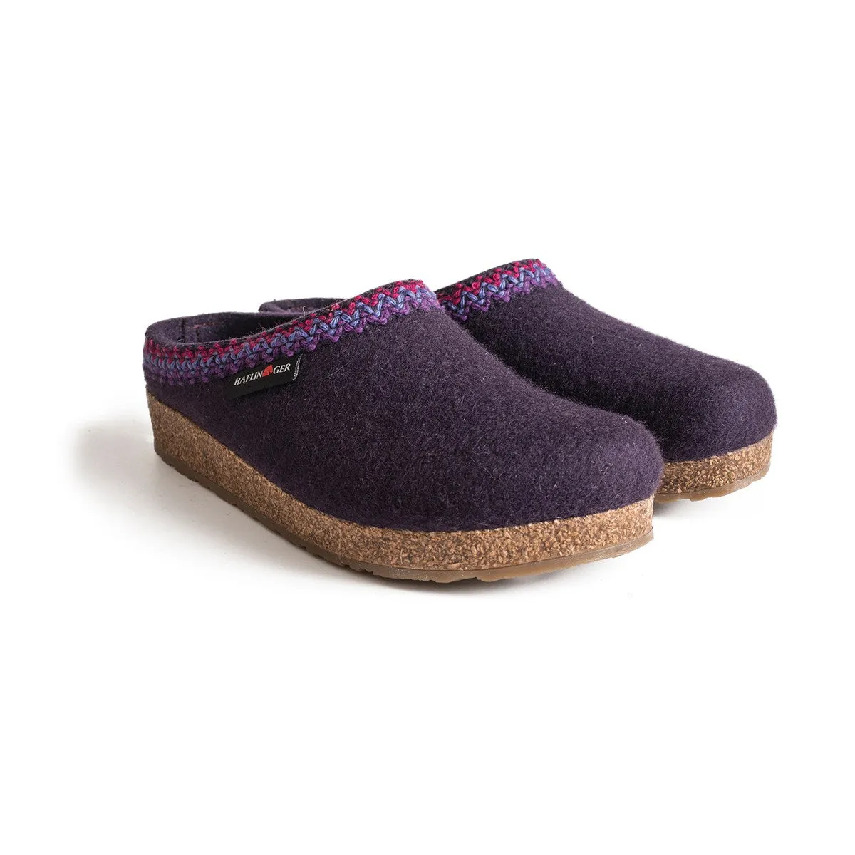 Haflinger Unisex Grizzly Zig Zag Slipper Clog