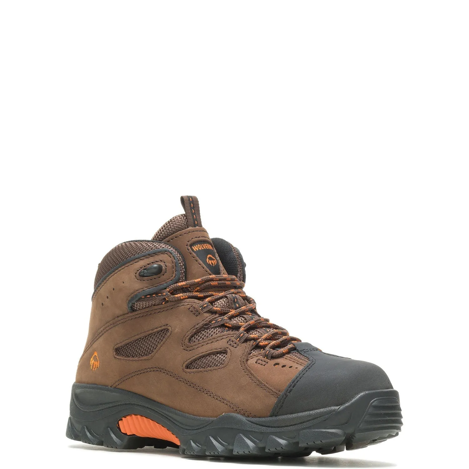 Hudson EH Steel-Toe Work Boot Dark Brown