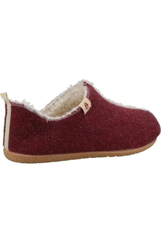 Hush Puppies Good Slipper Pixie ladies in Burgundy