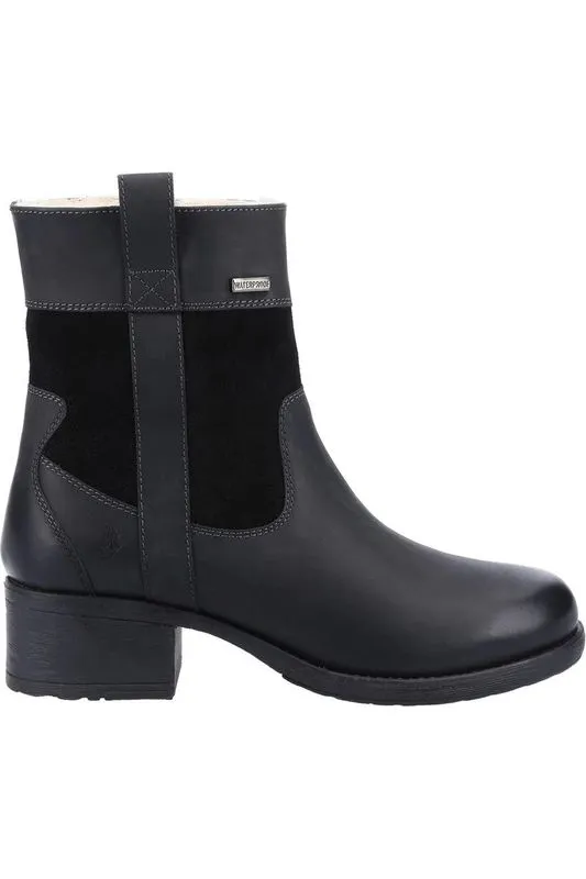 Hush Puppies Saskia ladies waterproof boot in Black