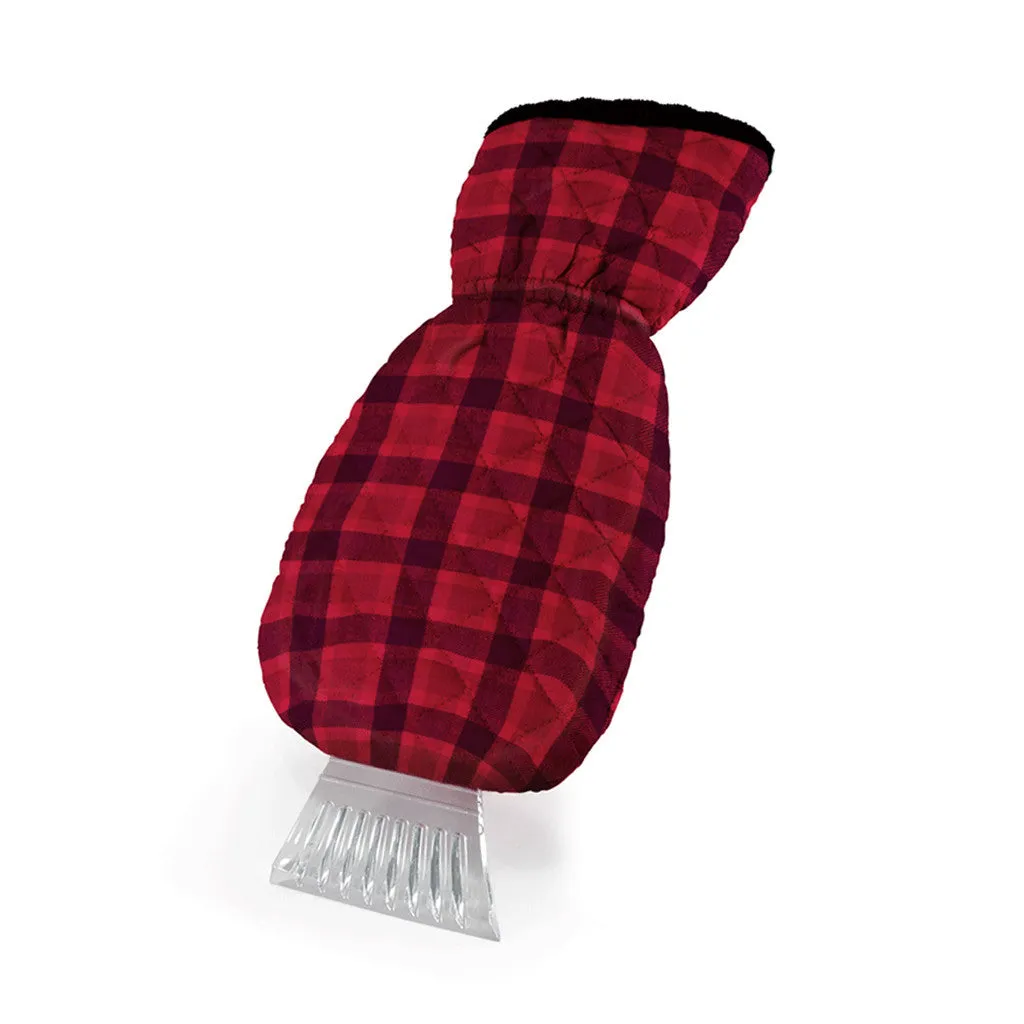 Ice Scraper Mit - Buffalo Plaid