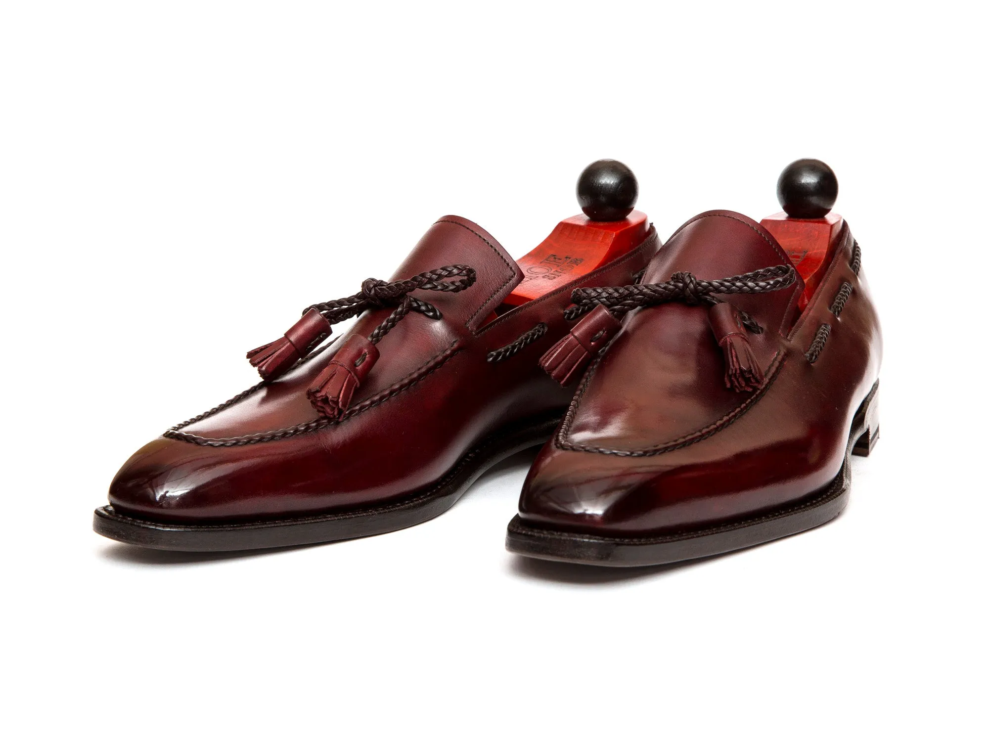 Issaquah - MTO - Burgundy Calf - LPB Last - Single Leather Sole