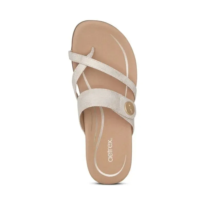 Izzy Adjustable Slide - Light Gold