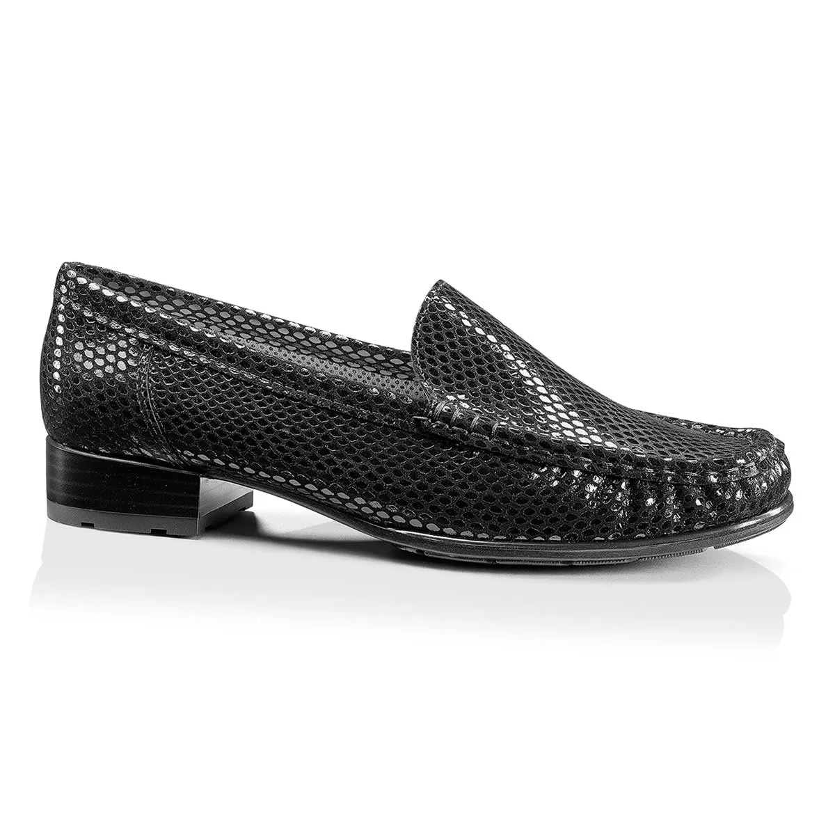 Jenny Slip On Snake Print Loafer Shoe