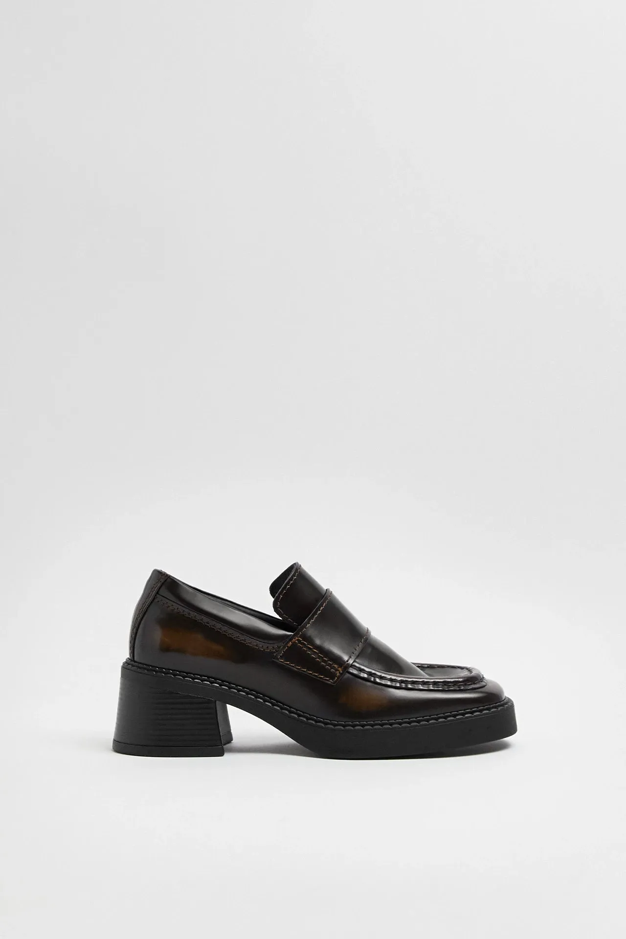 Karina Black Brown Loafers