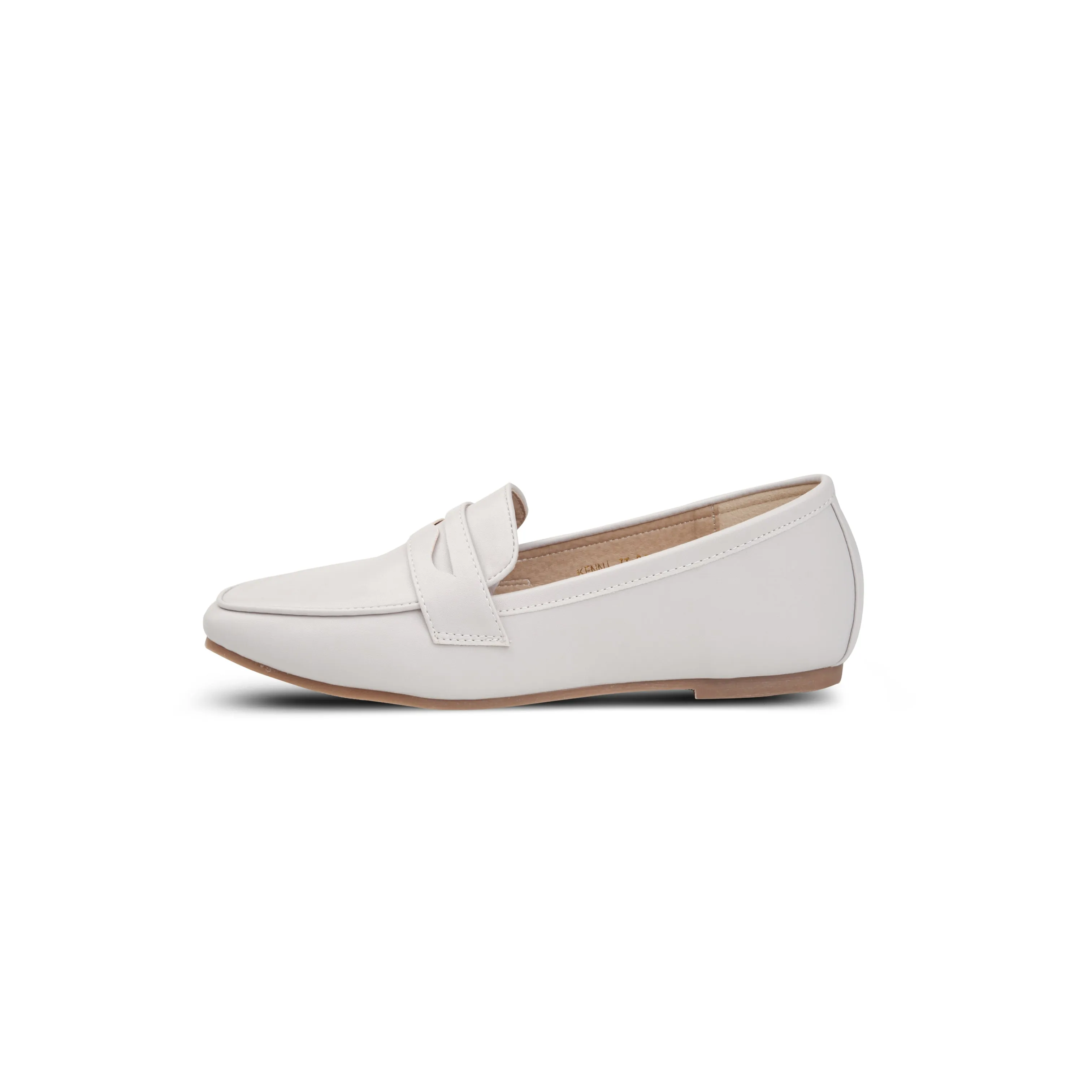 Kenni II Leather Loafers - Light Grey (MGY)