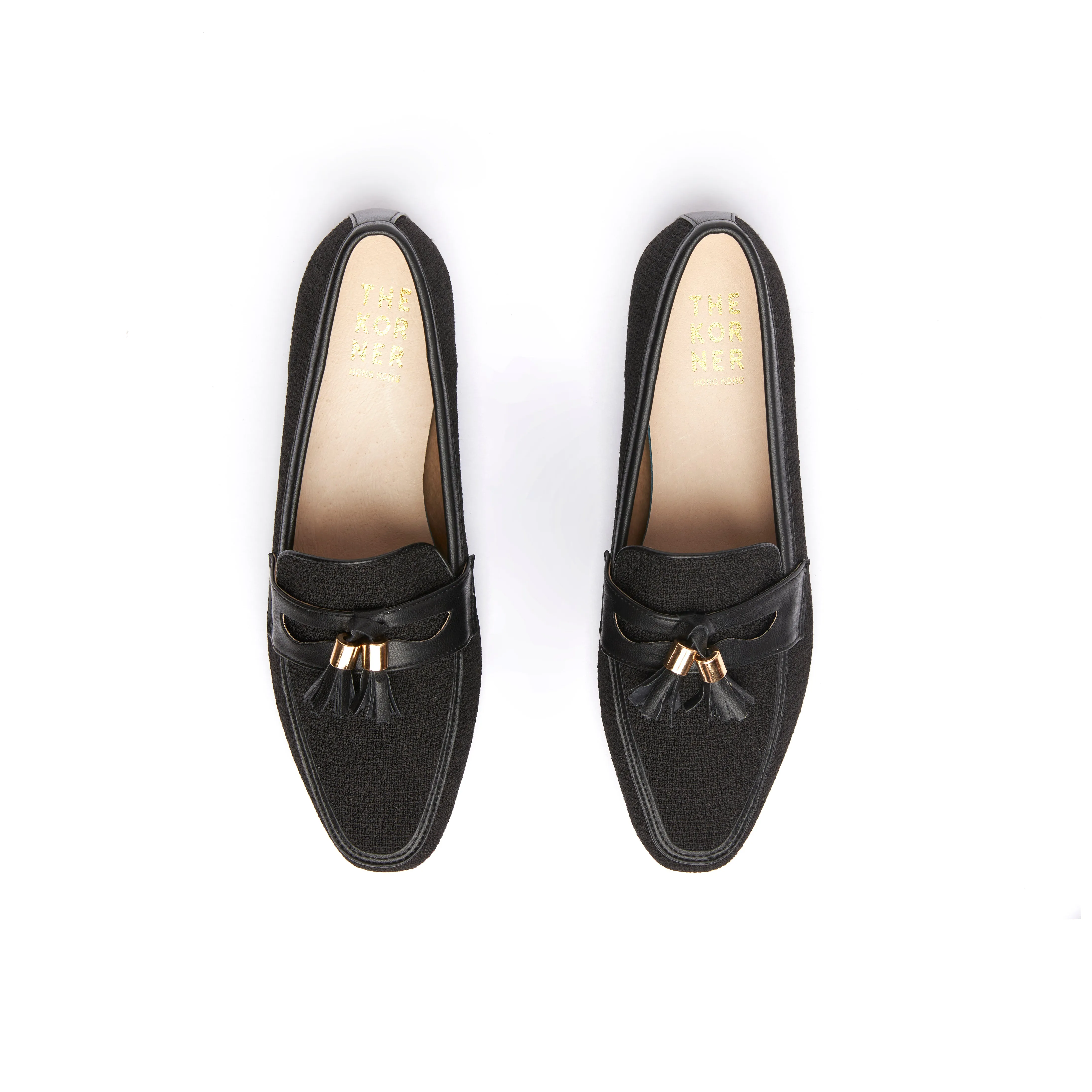 Kenni Tassel Loafers - Black ( BLK )