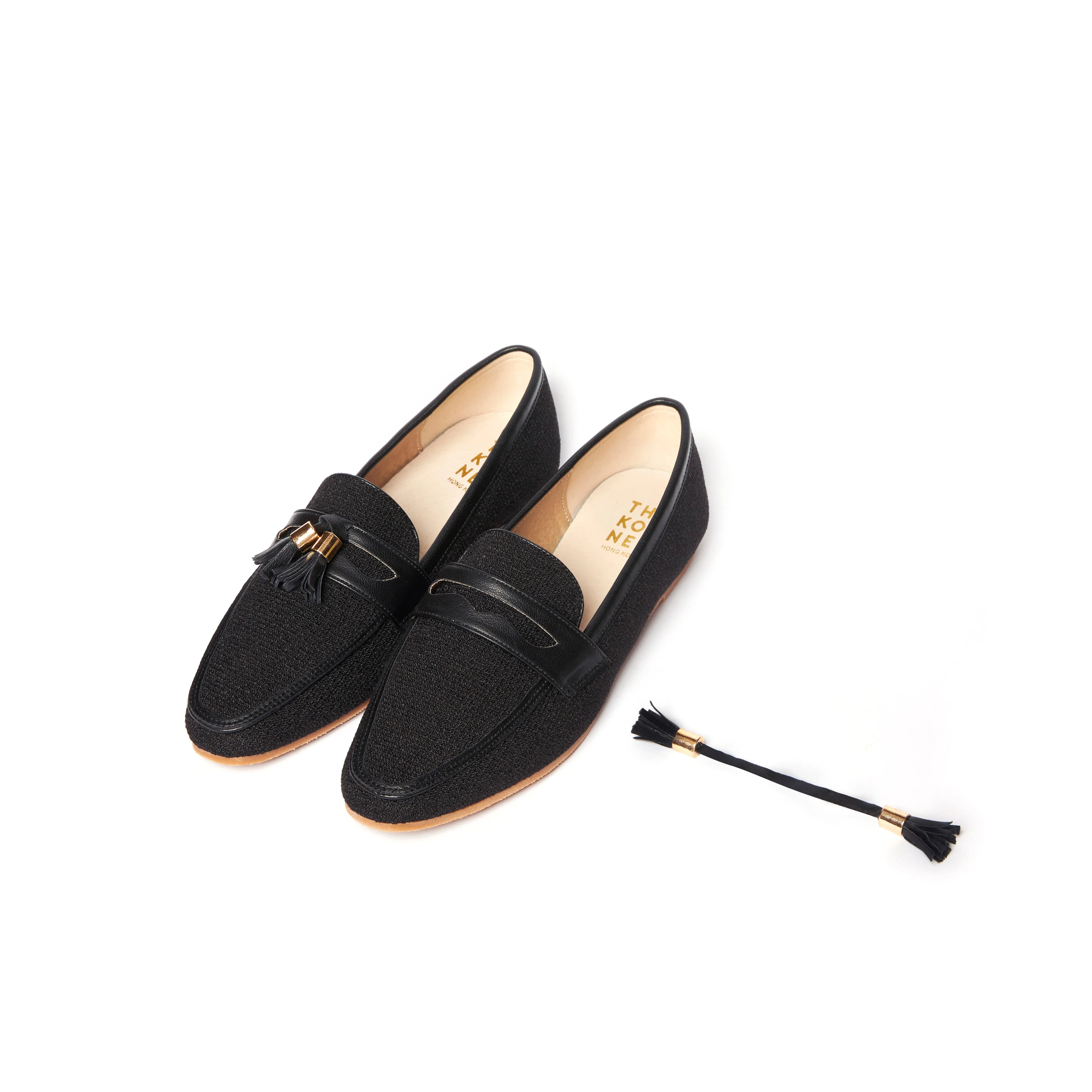 Kenni Tassel Loafers - Black ( BLK )