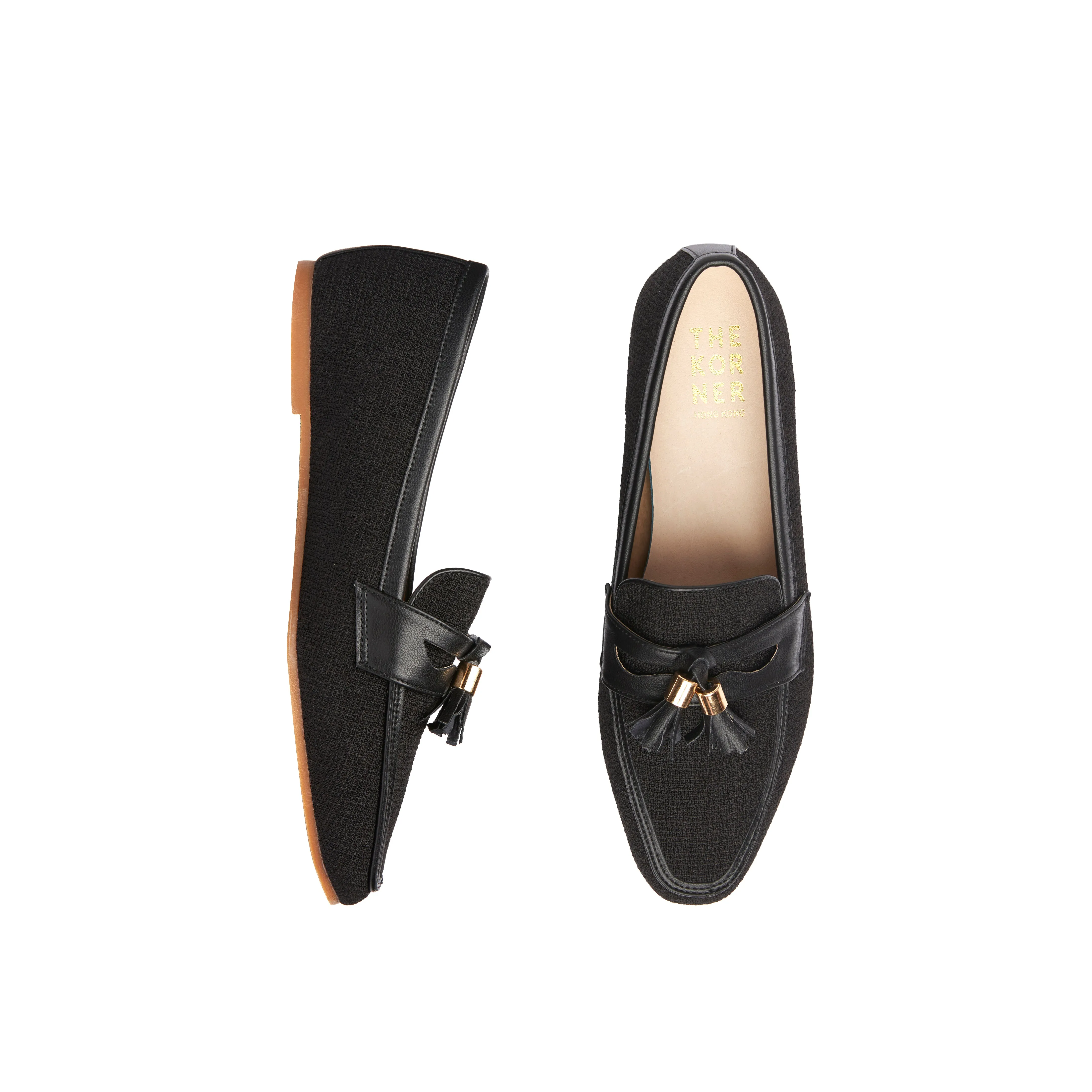 Kenni Tassel Loafers - Black ( BLK )