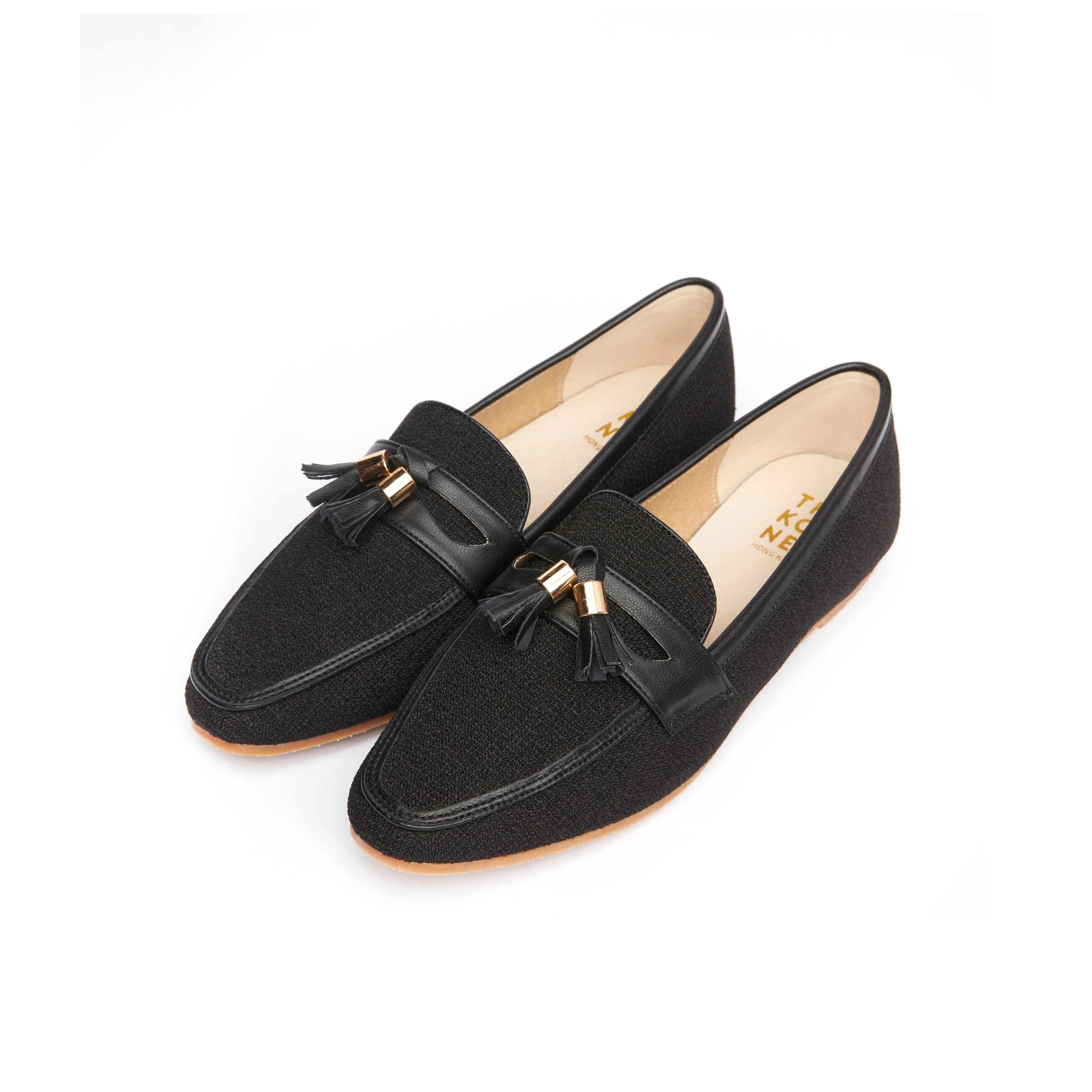 Kenni Tassel Loafers - Black ( BLK )