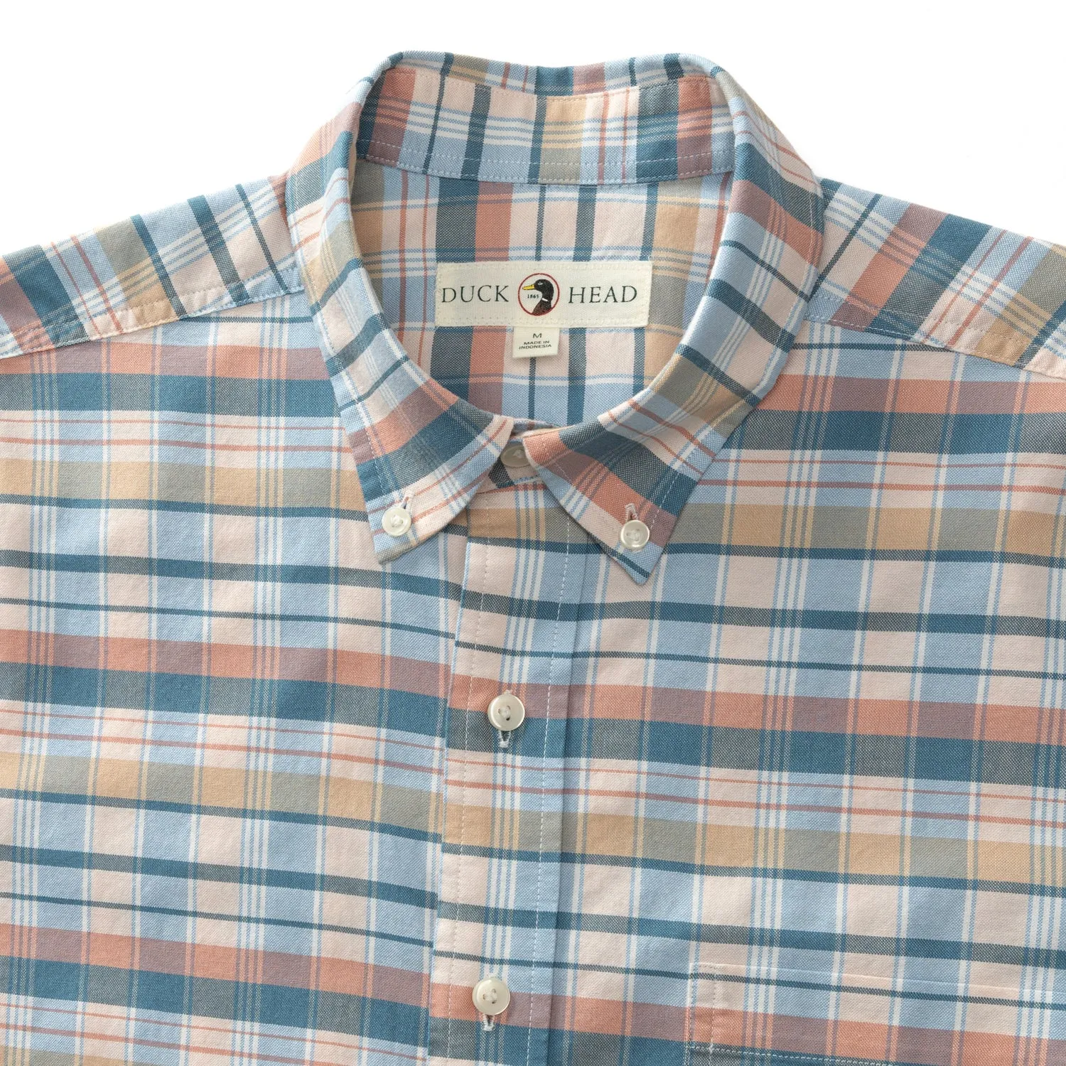 Landers Plaid Cotton Oxford Sport Shirt