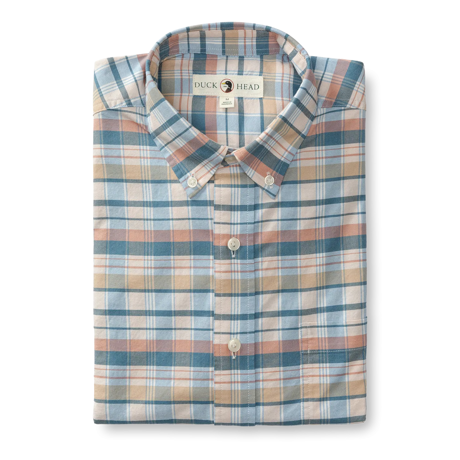 Landers Plaid Cotton Oxford Sport Shirt