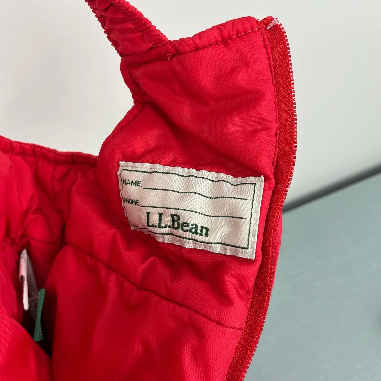 L.L. Bean Red Cold Buster Snow Bib Overalls 2T